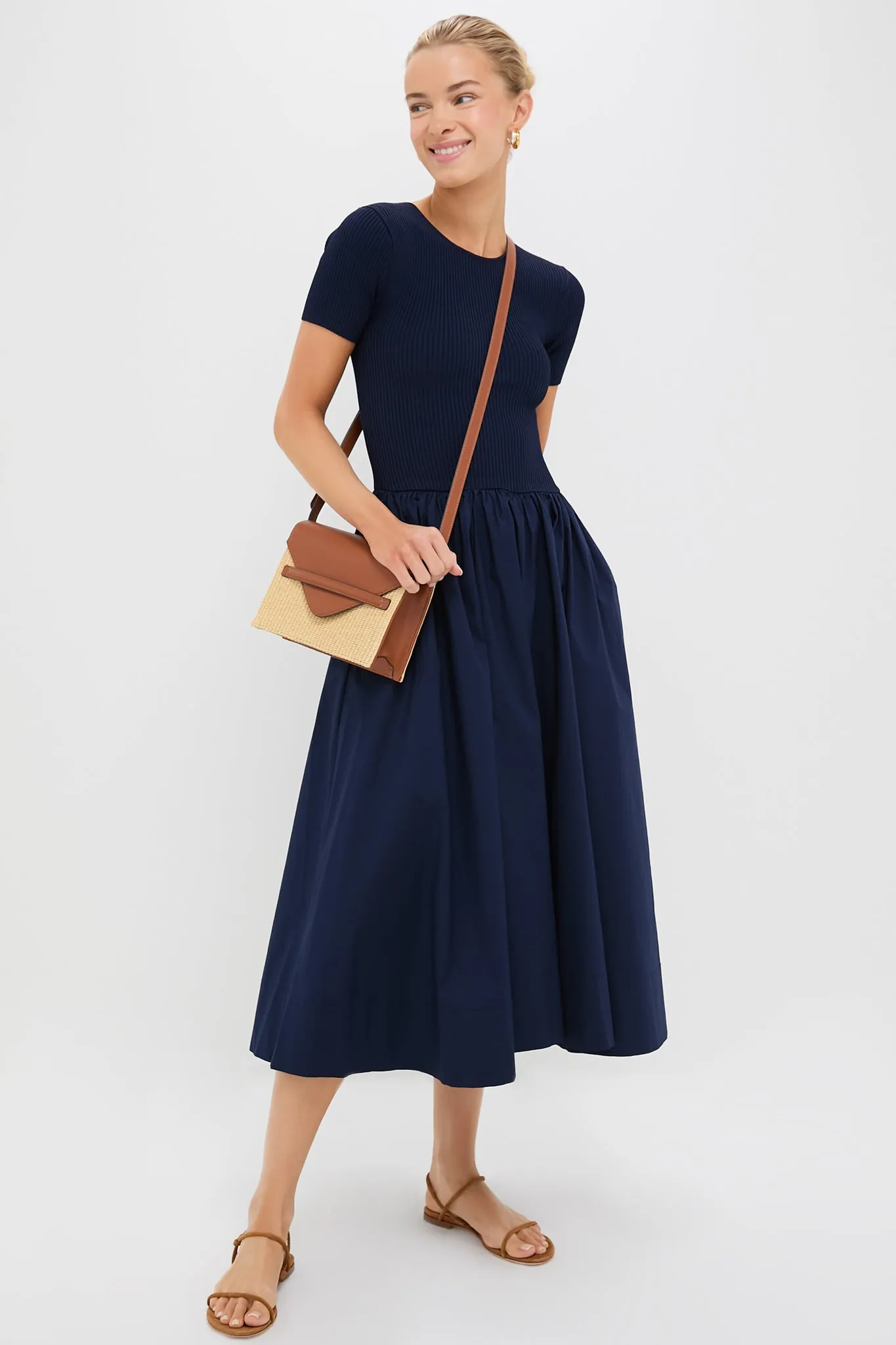 Navy Ysabel Dress sold by Tuckernuck product image thumbnail 2