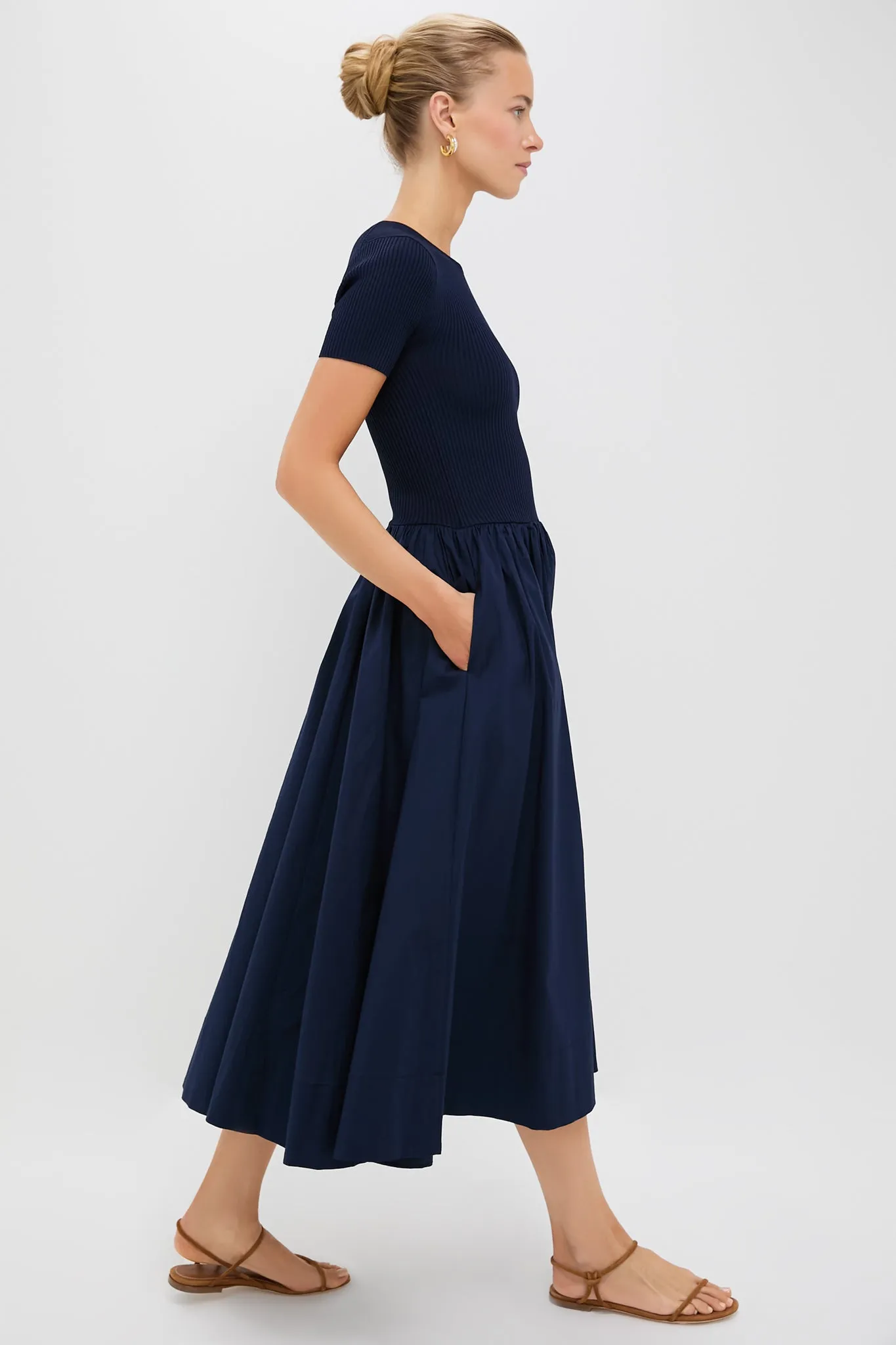 Navy Ysabel Dress sold by Tuckernuck product image thumbnail 3