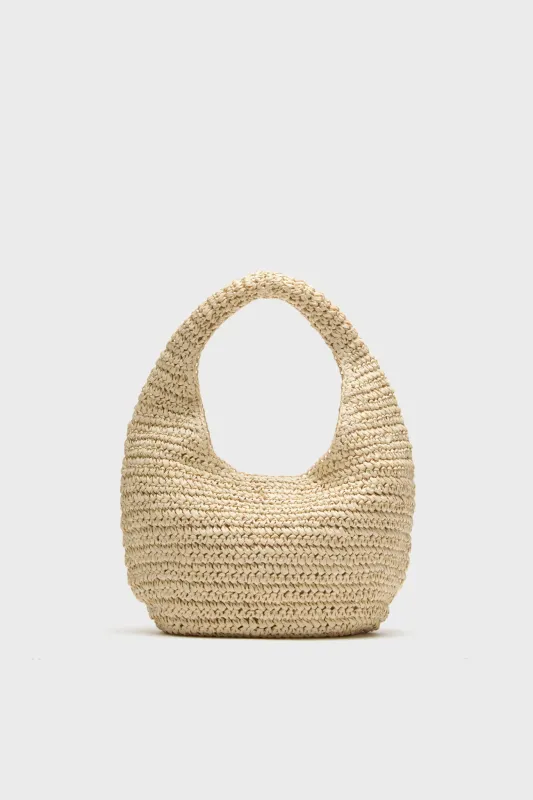 Ivory Shelly Bag made by Hat Attack