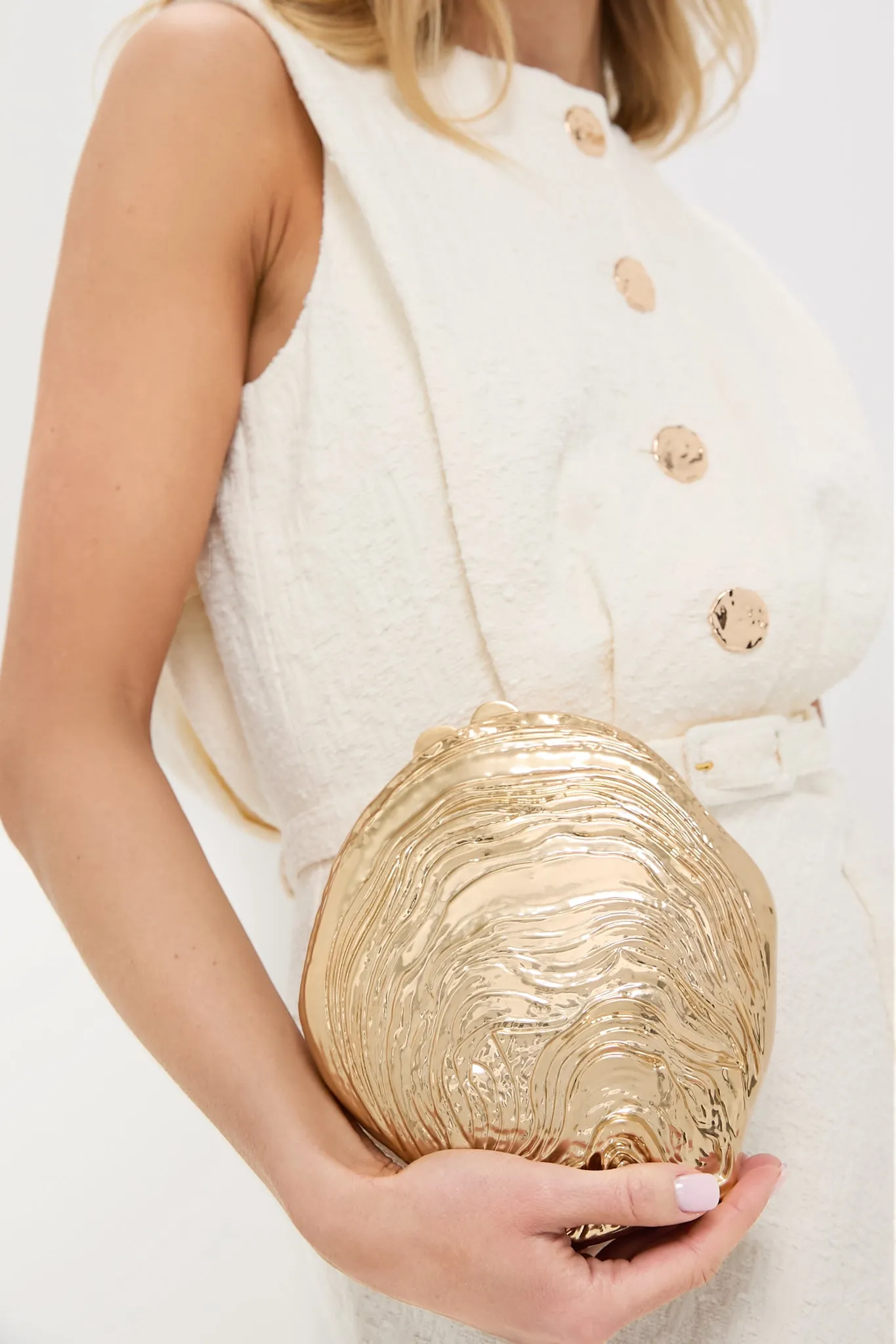Gold Cove Shell Clutch sold by Tuckernuck product image thumbnail 3
