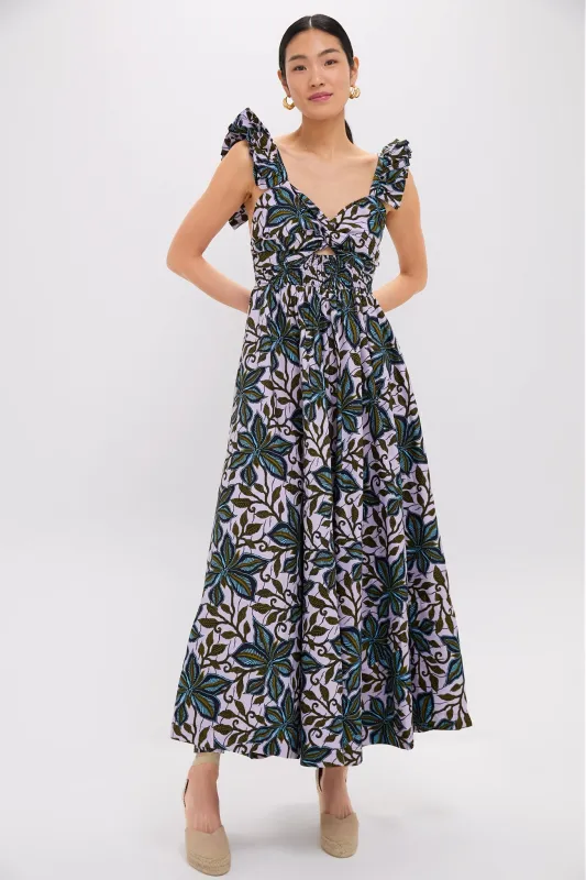 Lavender Ibukun Dress sold by Tuckernuck