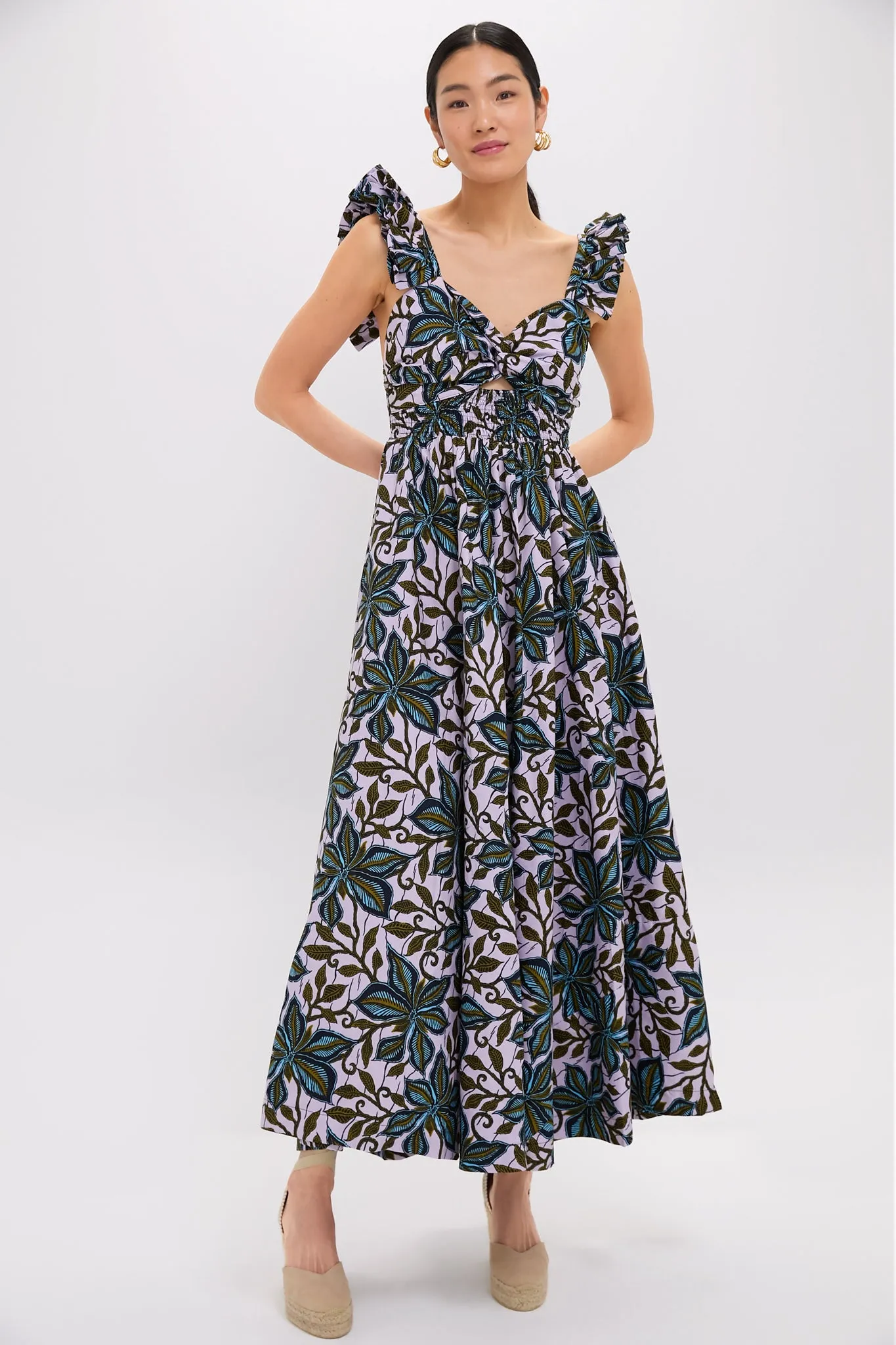 Lavender Ibukun Dress sold by Tuckernuck