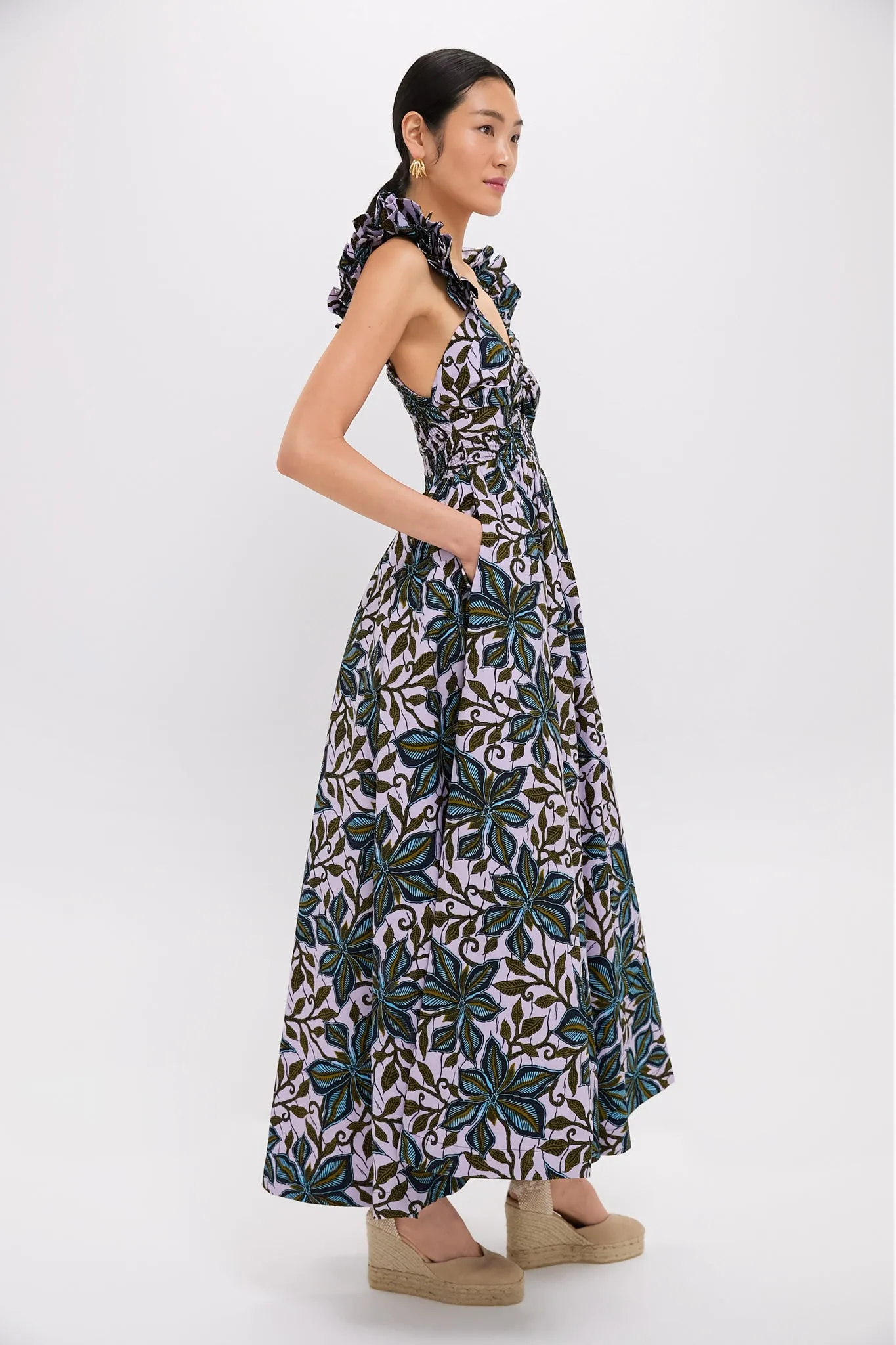 Lavender Ibukun Dress sold by Tuckernuck product image thumbnail 3