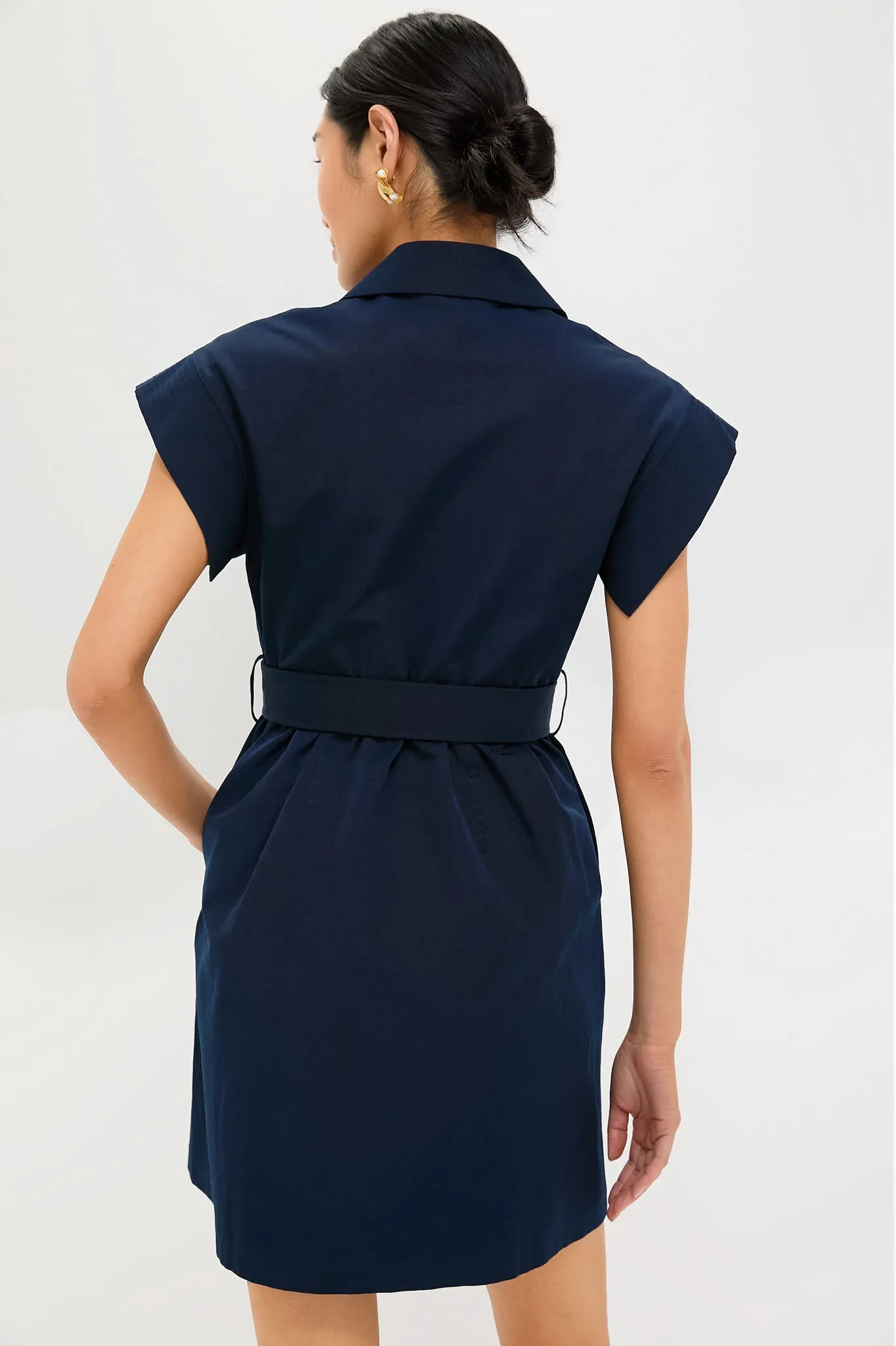 Navy Mini Chloe Dress sold by Tuckernuck product image thumbnail 4