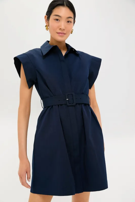 Navy Mini Chloe Dress sold by Tuckernuck