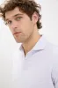 Lavender Moon Albatross Cotton Blend Pique Polo sold by Tuckernuck