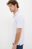 Lavender Moon Albatross Cotton Blend Pique Polo sold by Tuckernuck
