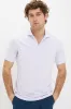 Lavender Moon Albatross Cotton Blend Pique Polo sold by Tuckernuck