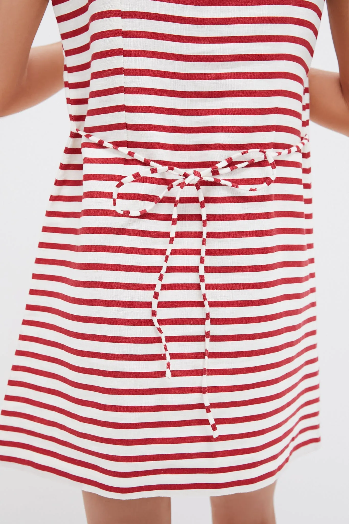 Red Breton Stripe Kelly Mini Dress sold by Tuckernuck product image thumbnail 5