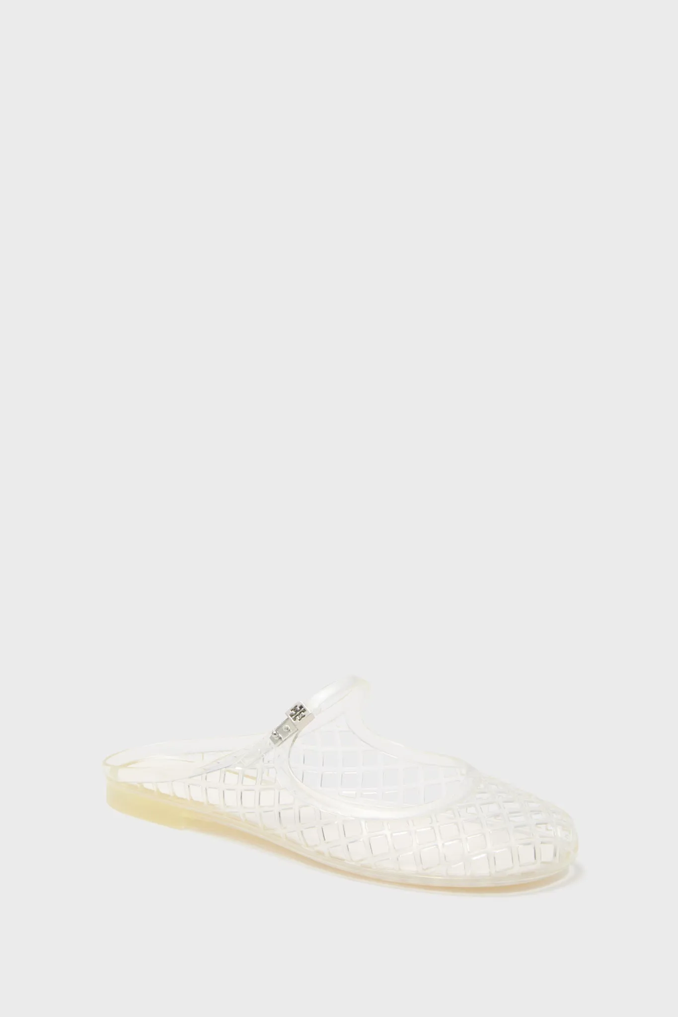 Clear Silver Mellow Mary Jane Jelly sold by Tuckernuck