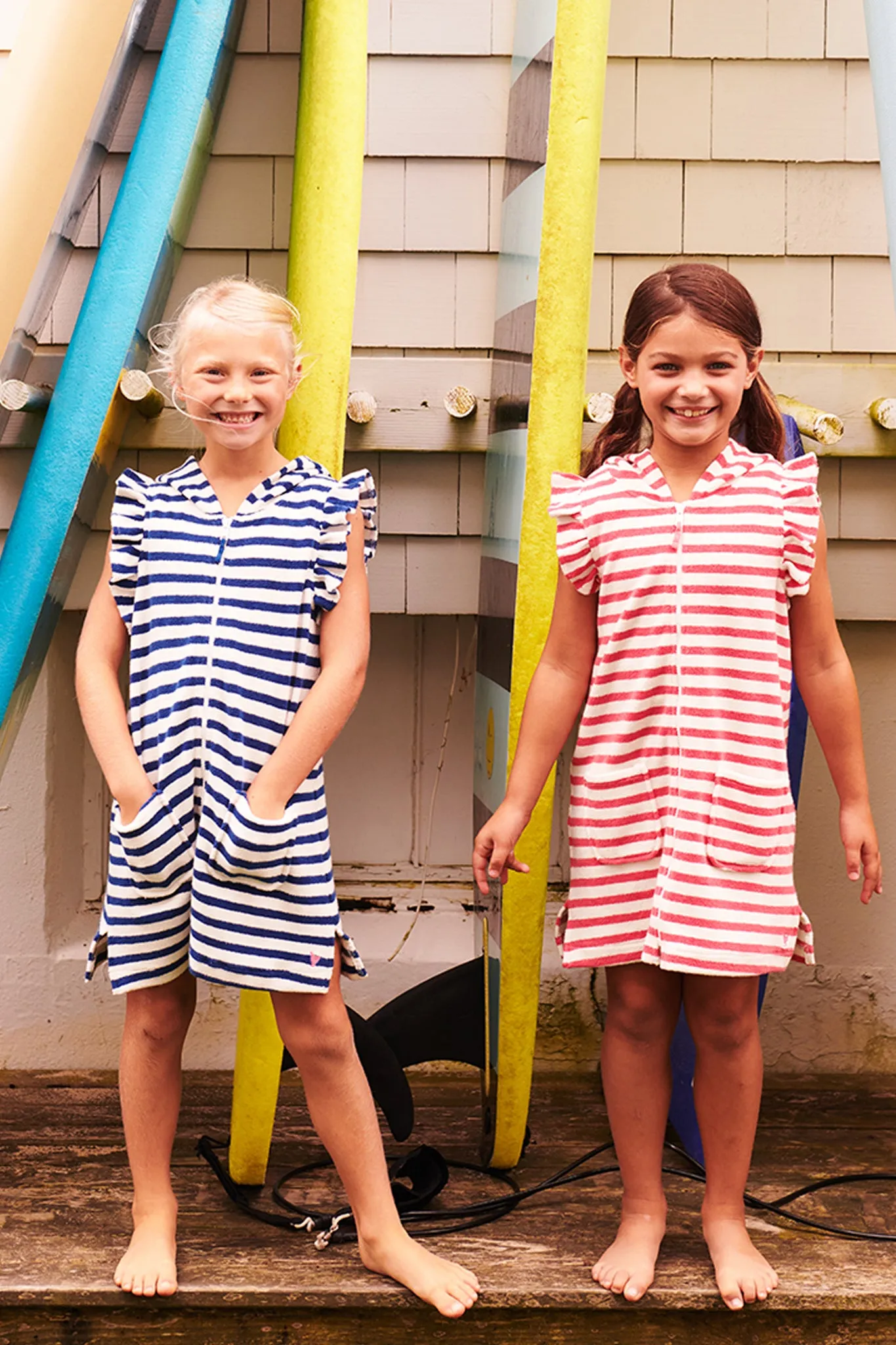 Rapture Rose Stripe Terry Coverup sold by Tuckernuck product image thumbnail 2