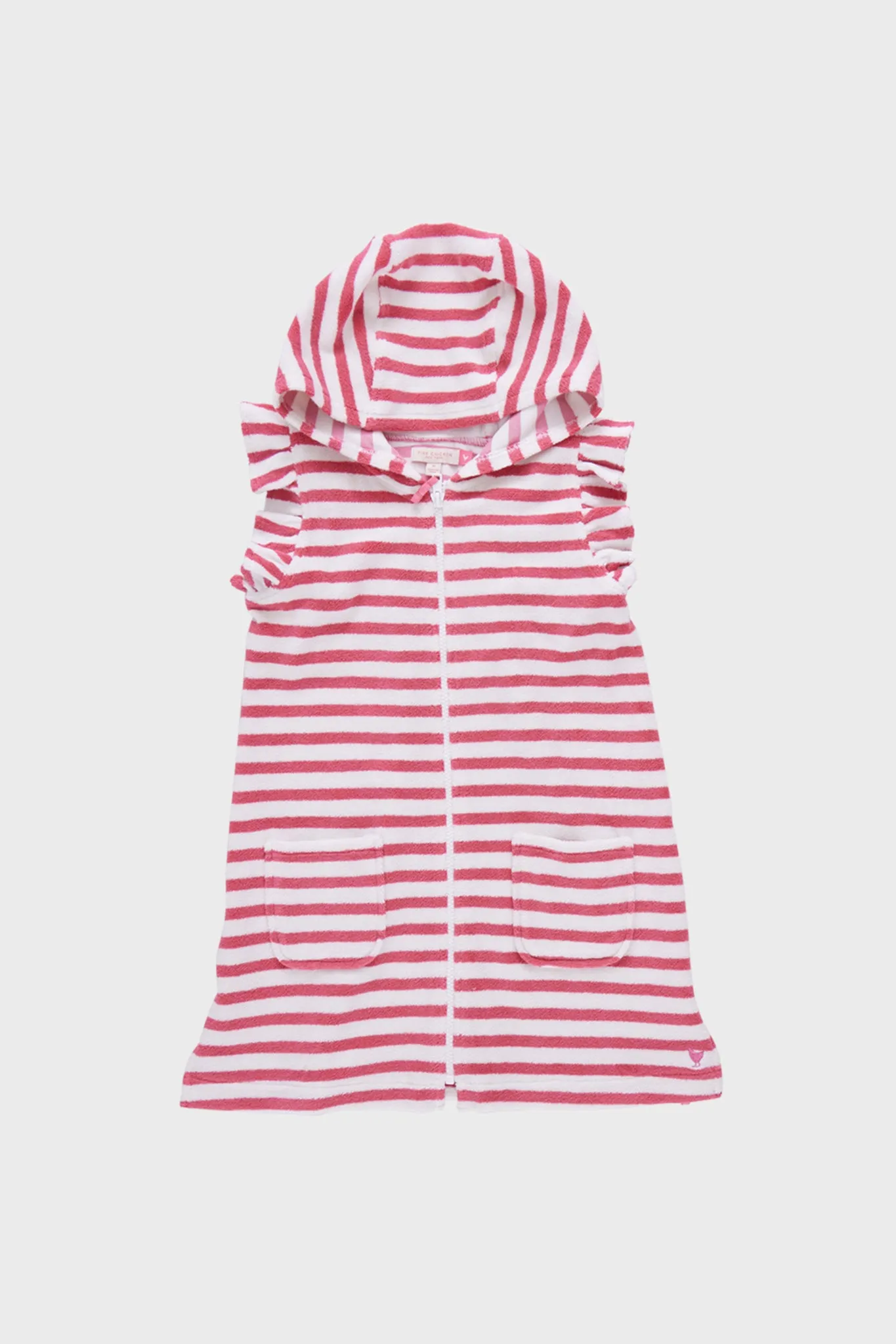 Rapture Rose Stripe Terry Coverup sold by Tuckernuck