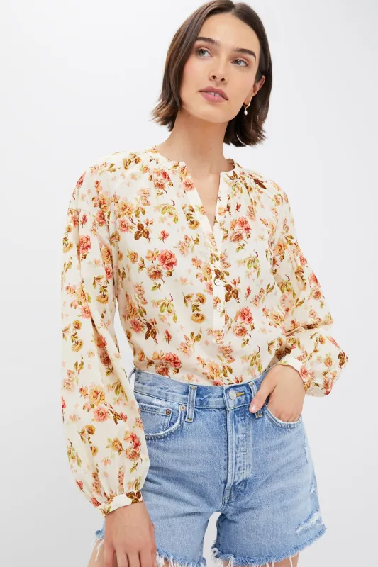 Romantic Floral Camden Blouse sold by Tuckernuck