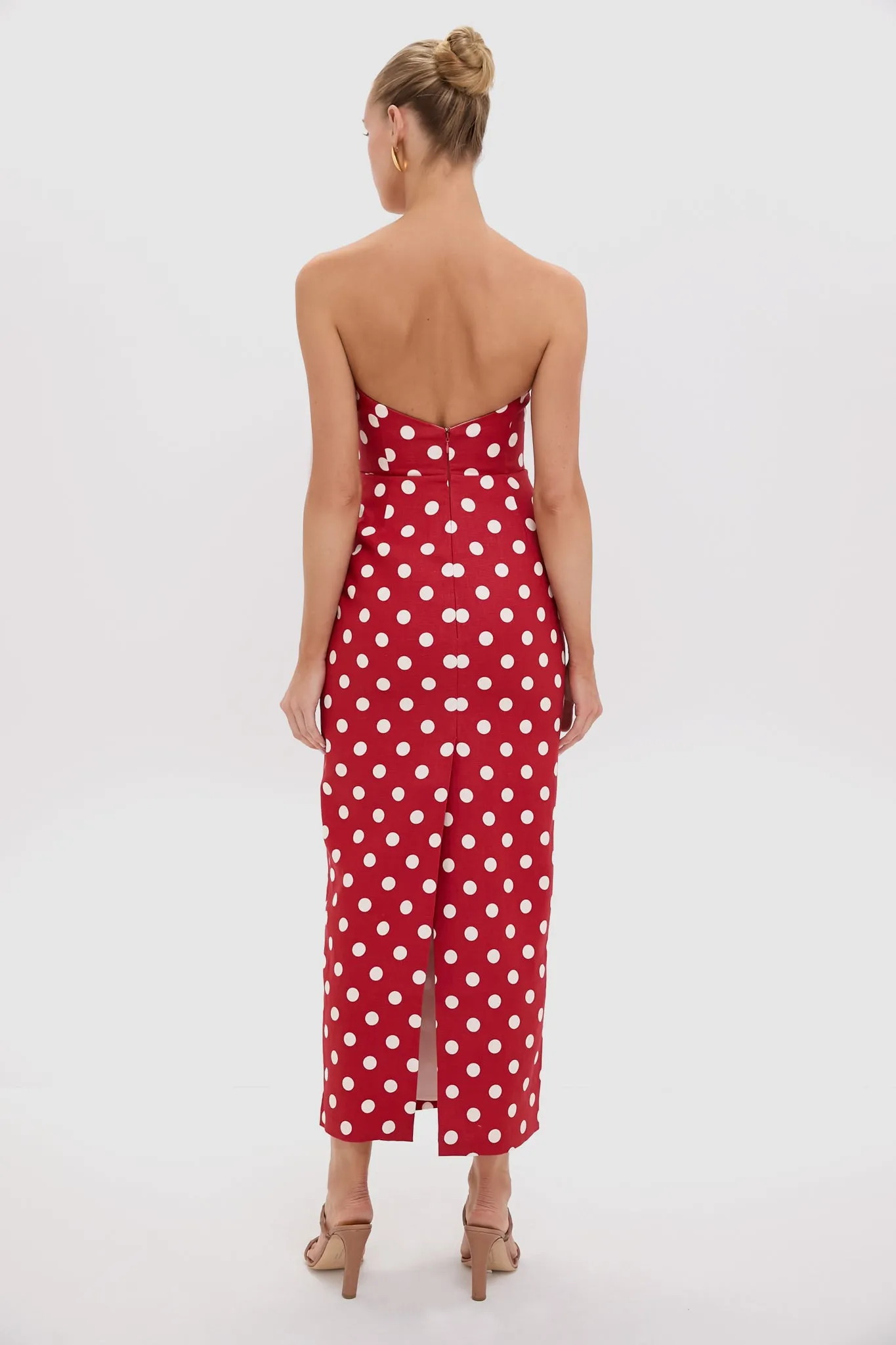 Polka Dot Romeo Strapless Dress sold by Tuckernuck product image thumbnail 4