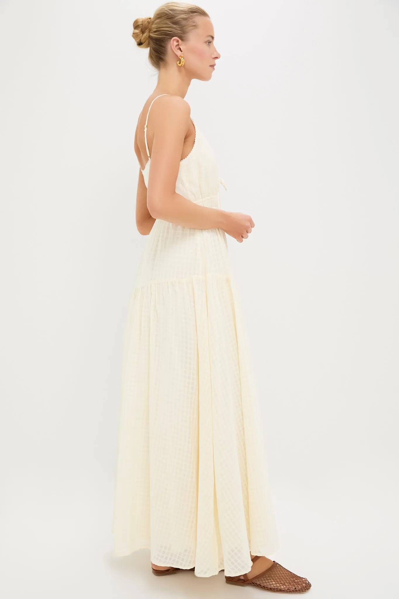Cream Chantelle Maxi Dress sold by Tuckernuck product image thumbnail 3