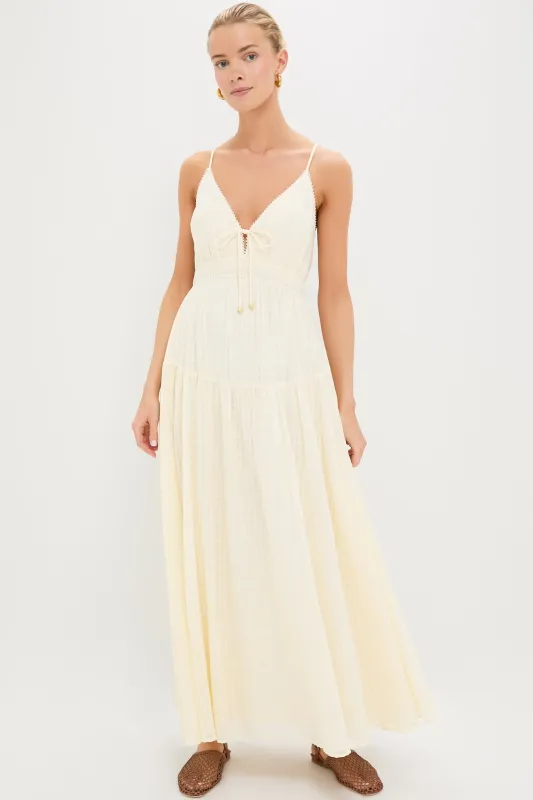 Cream Chantelle Maxi Dress sold by Tuckernuck