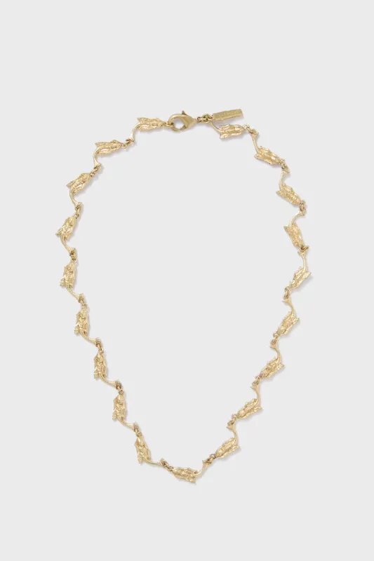 Gold Reverie Fish Chain Necklace sold by Tuckernuck