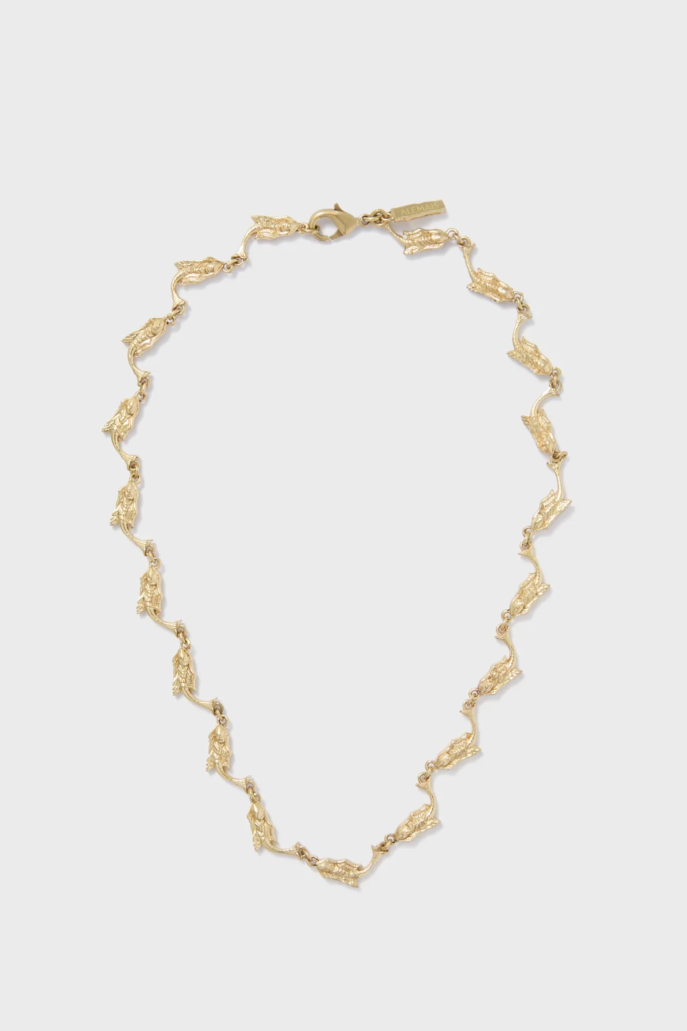 Gold Reverie Fish Chain Necklace sold by Tuckernuck