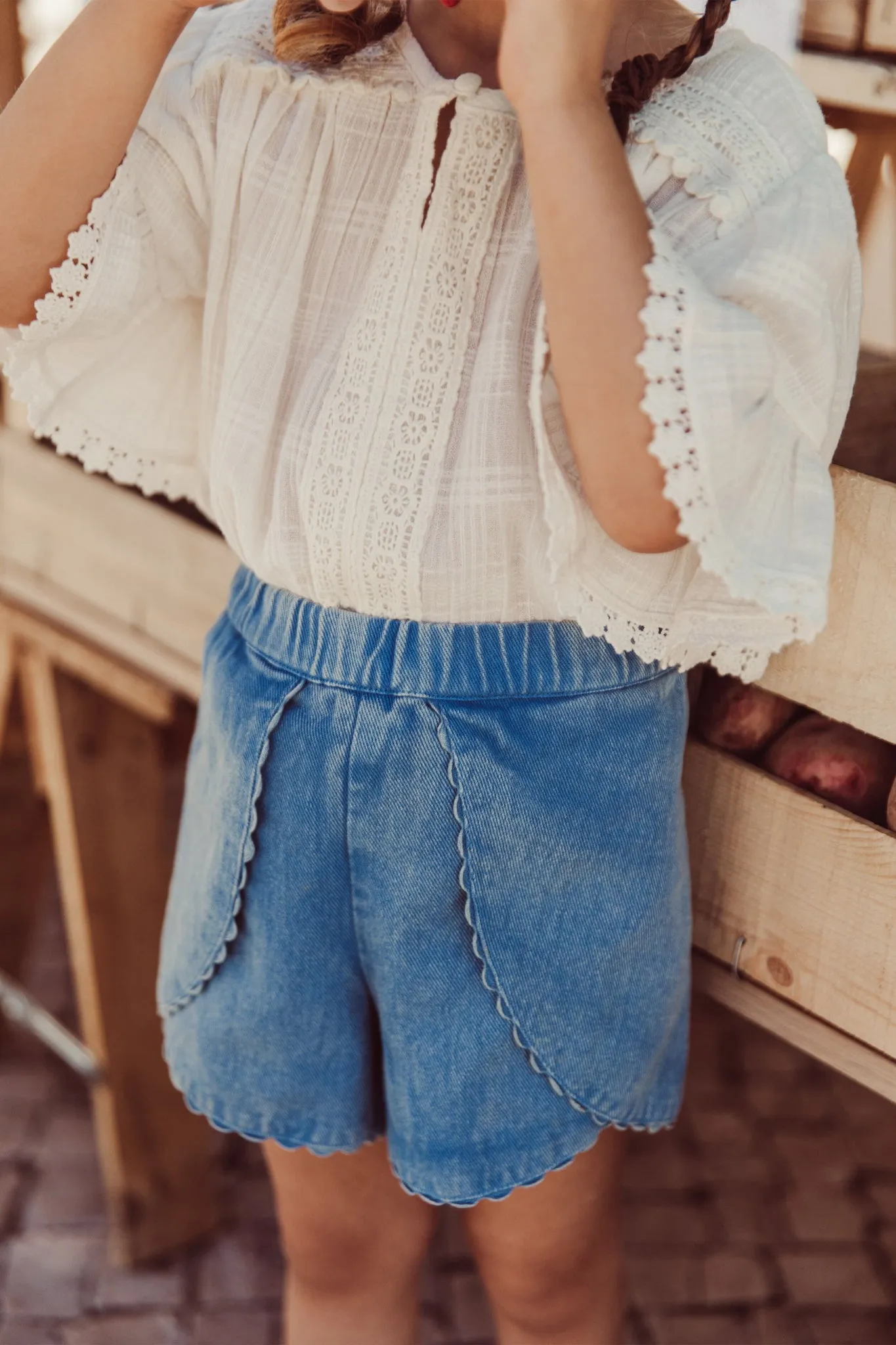 Stone Blue Asya Shorts sold by Tuckernuck product image thumbnail 2