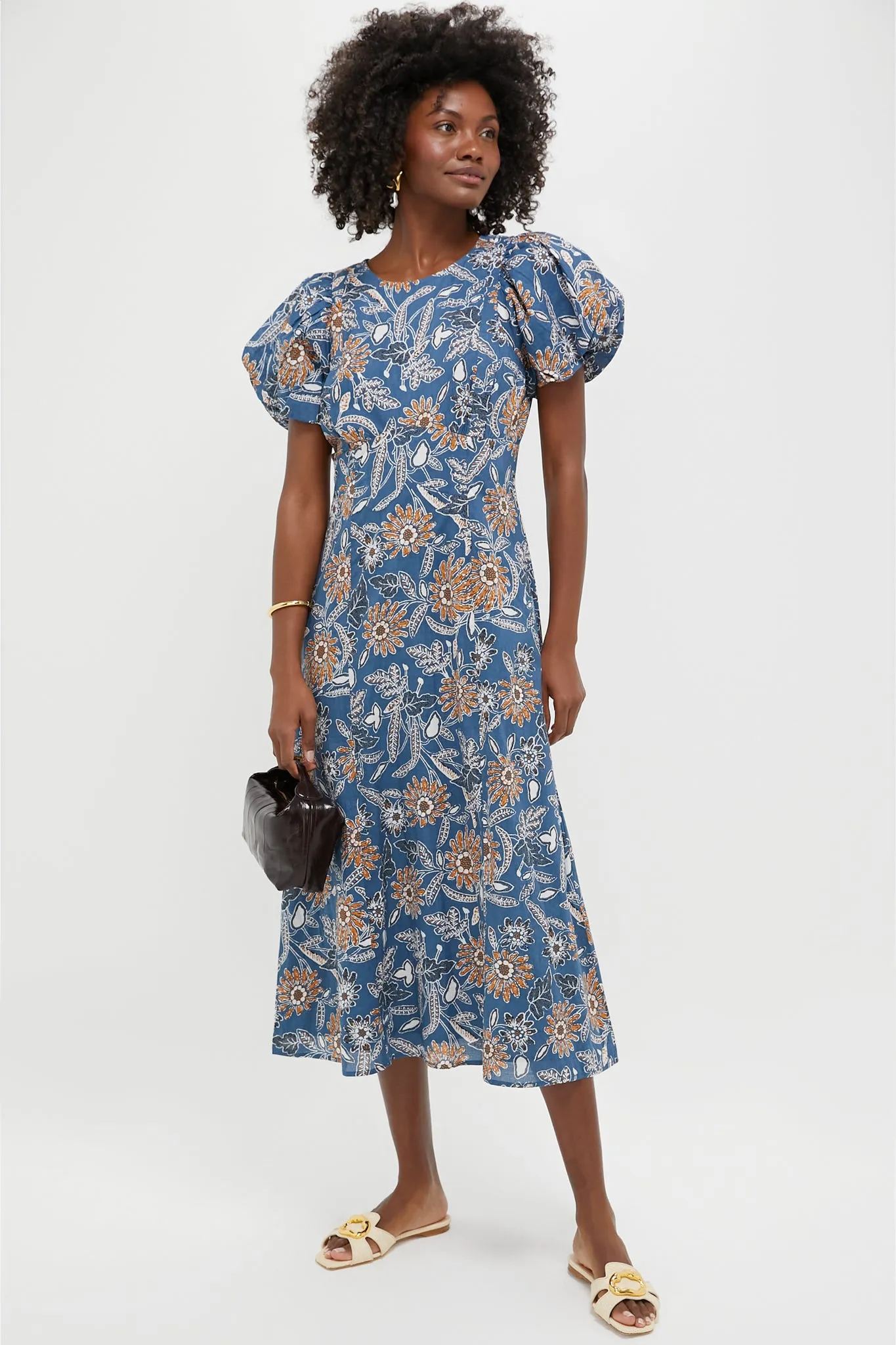 Magnolia Floral Print Leslie Midi Dress sold by Tuckernuck product image thumbnail 2