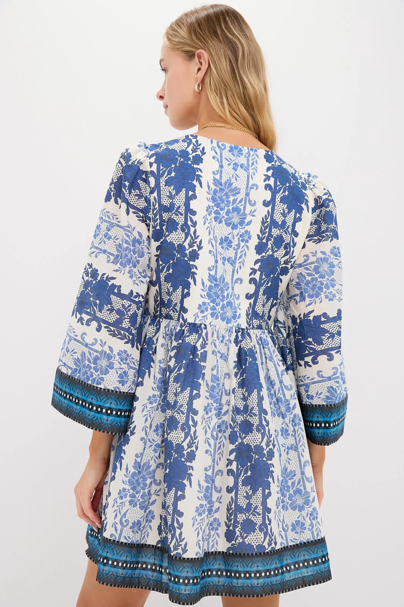 Bondi Blues Cotton Voile Izzie Dress sold by Tuckernuck product image thumbnail 4