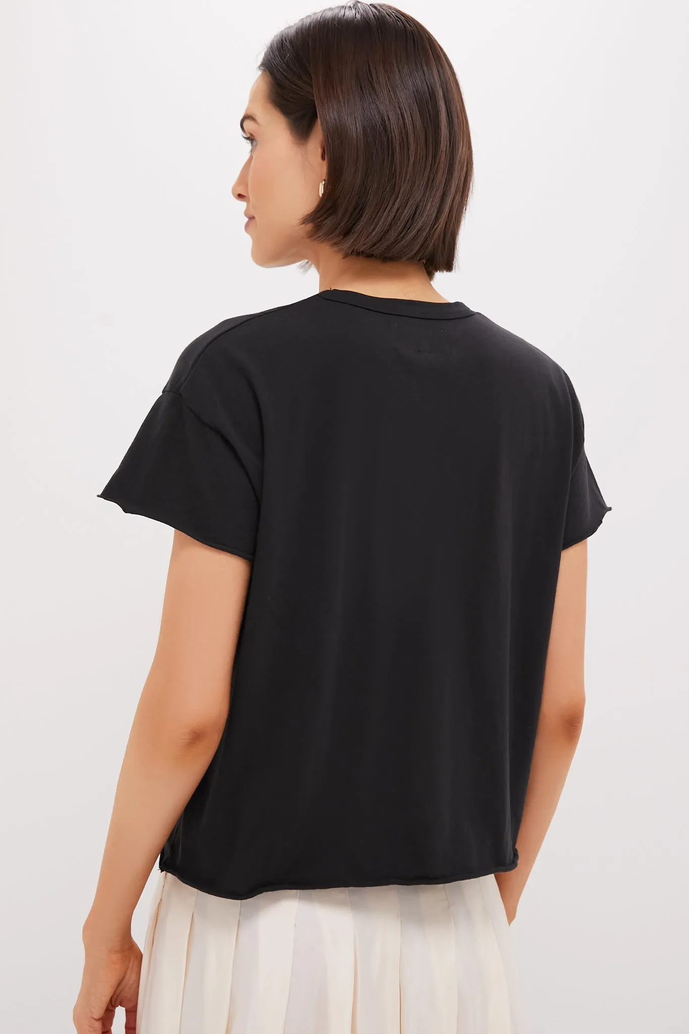 Almost Black The Crop Tee sold by Tuckernuck product image thumbnail 4