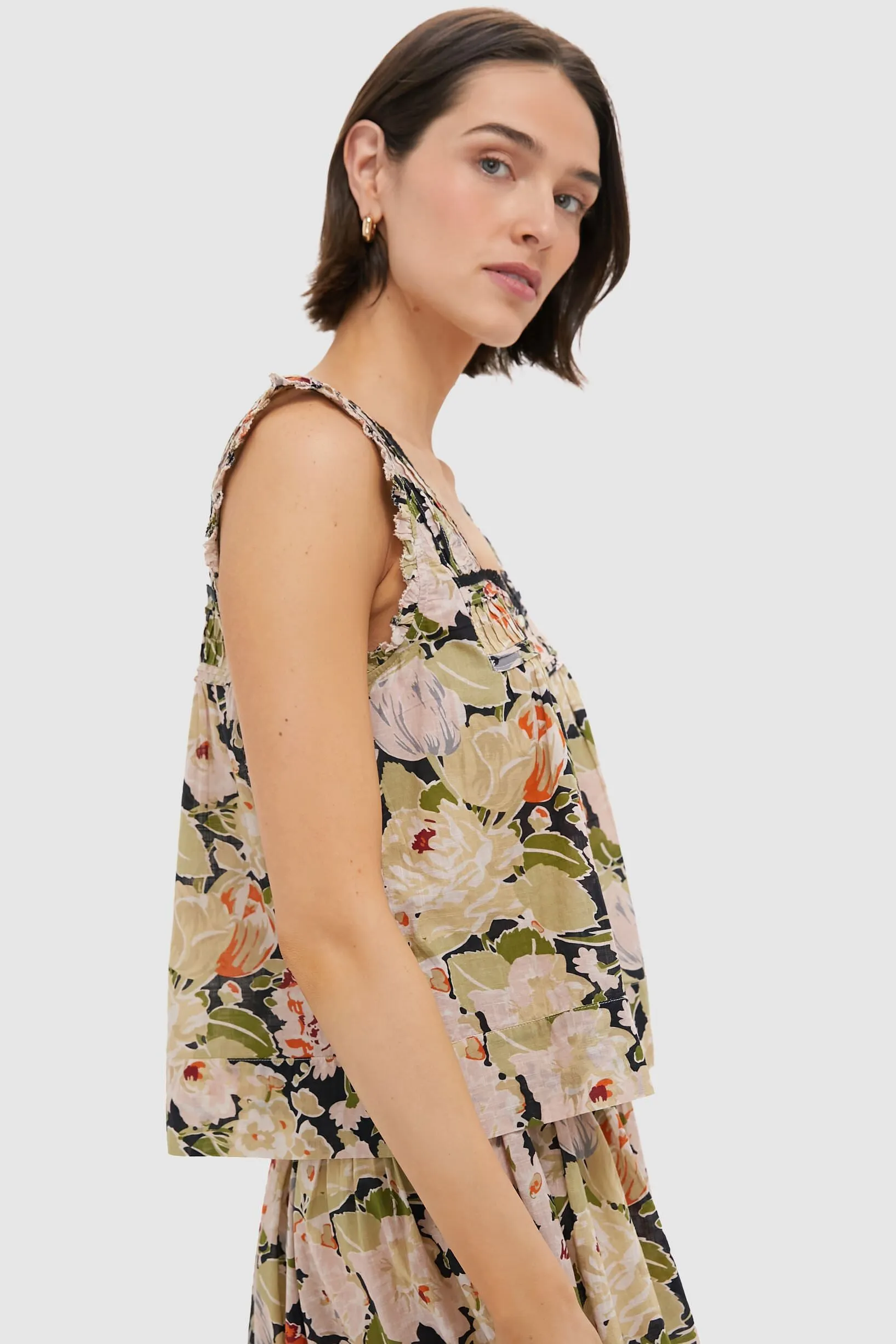 Vintage Rose The Victorian Pleat Tank sold by Tuckernuck product image thumbnail 3