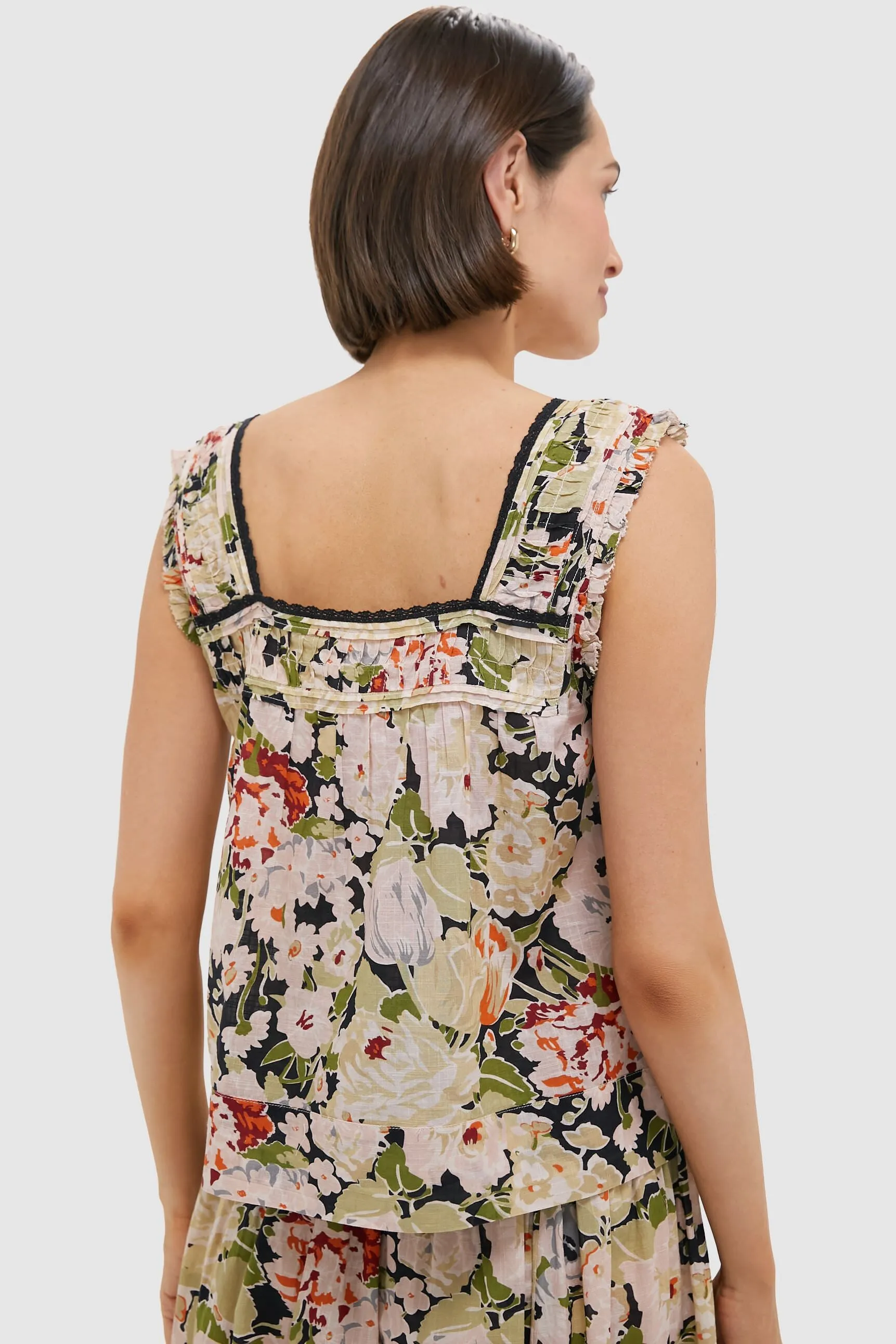 Vintage Rose The Victorian Pleat Tank sold by Tuckernuck product image thumbnail 4