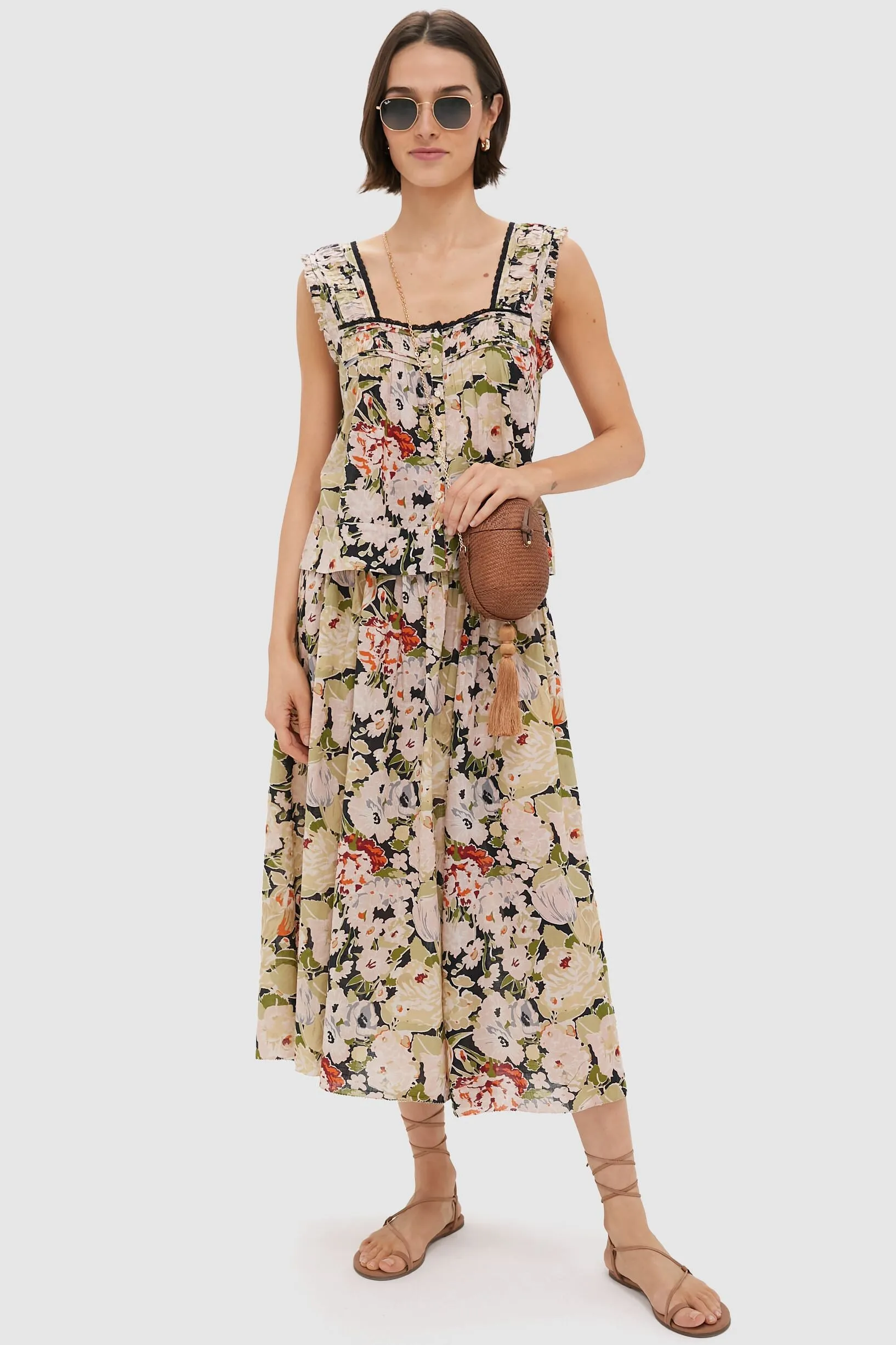 Vintage Rose The Victorian Pleat Tank sold by Tuckernuck product image thumbnail 2