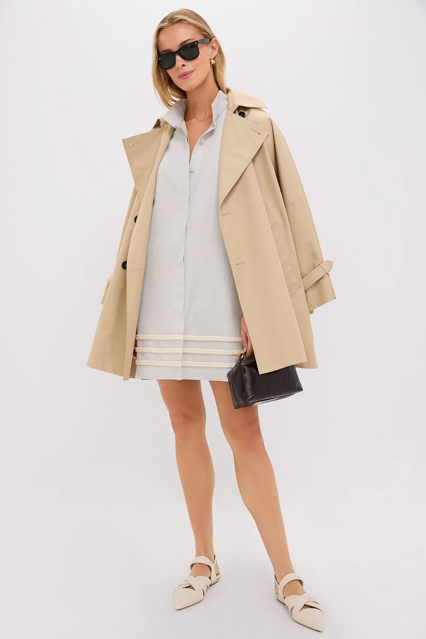 Flax Brushed Canvas Sleeveless Charlie Dress sold by Tuckernuck product image thumbnail 2