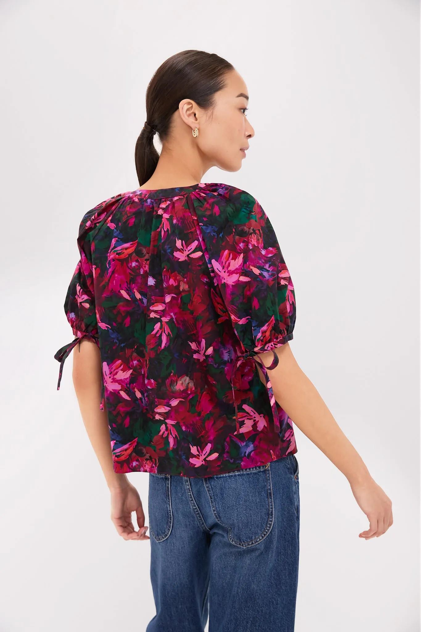 Hibiscus Vienne Blouse sold by Tuckernuck product image thumbnail 4