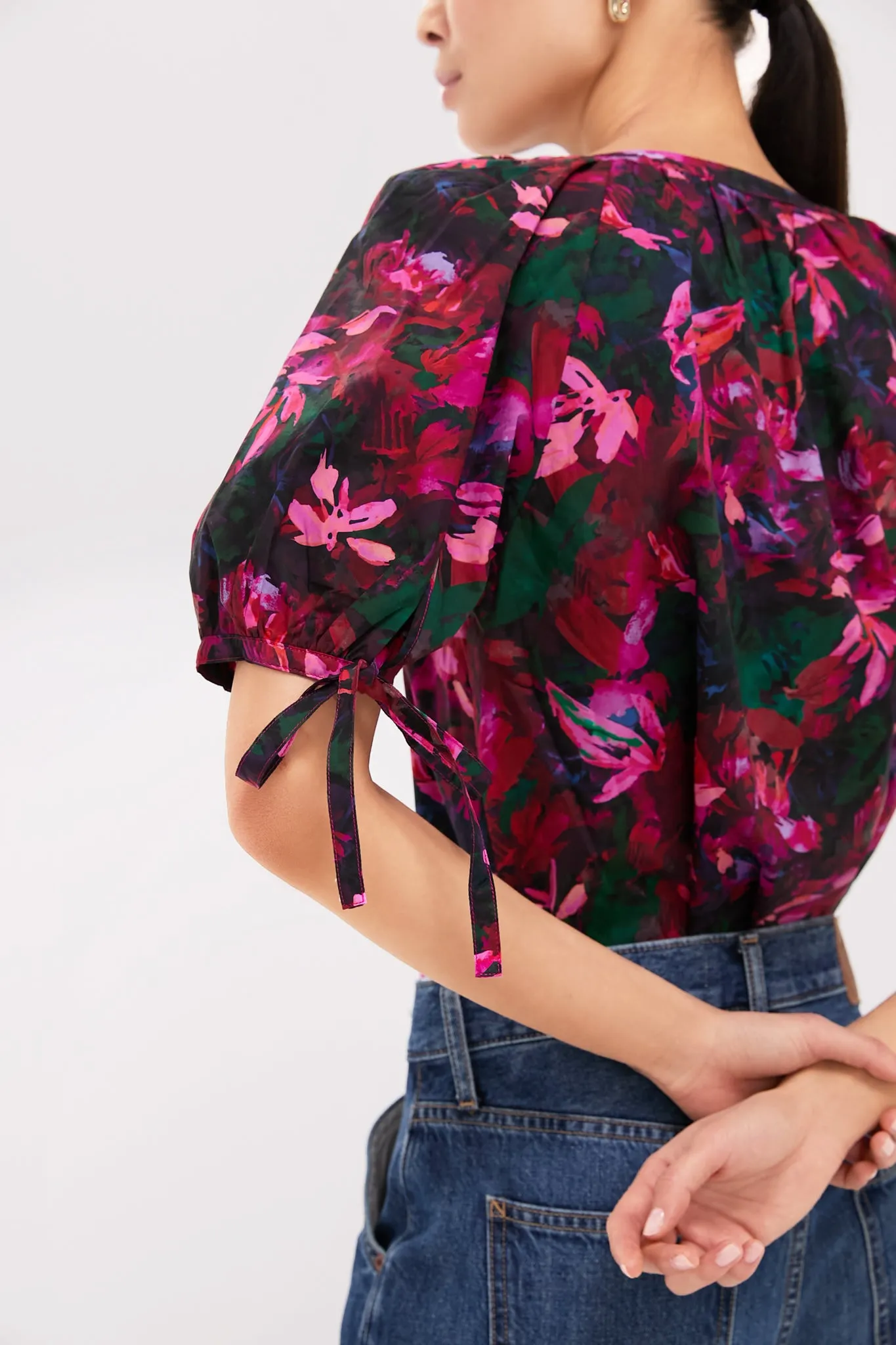 Hibiscus Vienne Blouse sold by Tuckernuck product image thumbnail 5