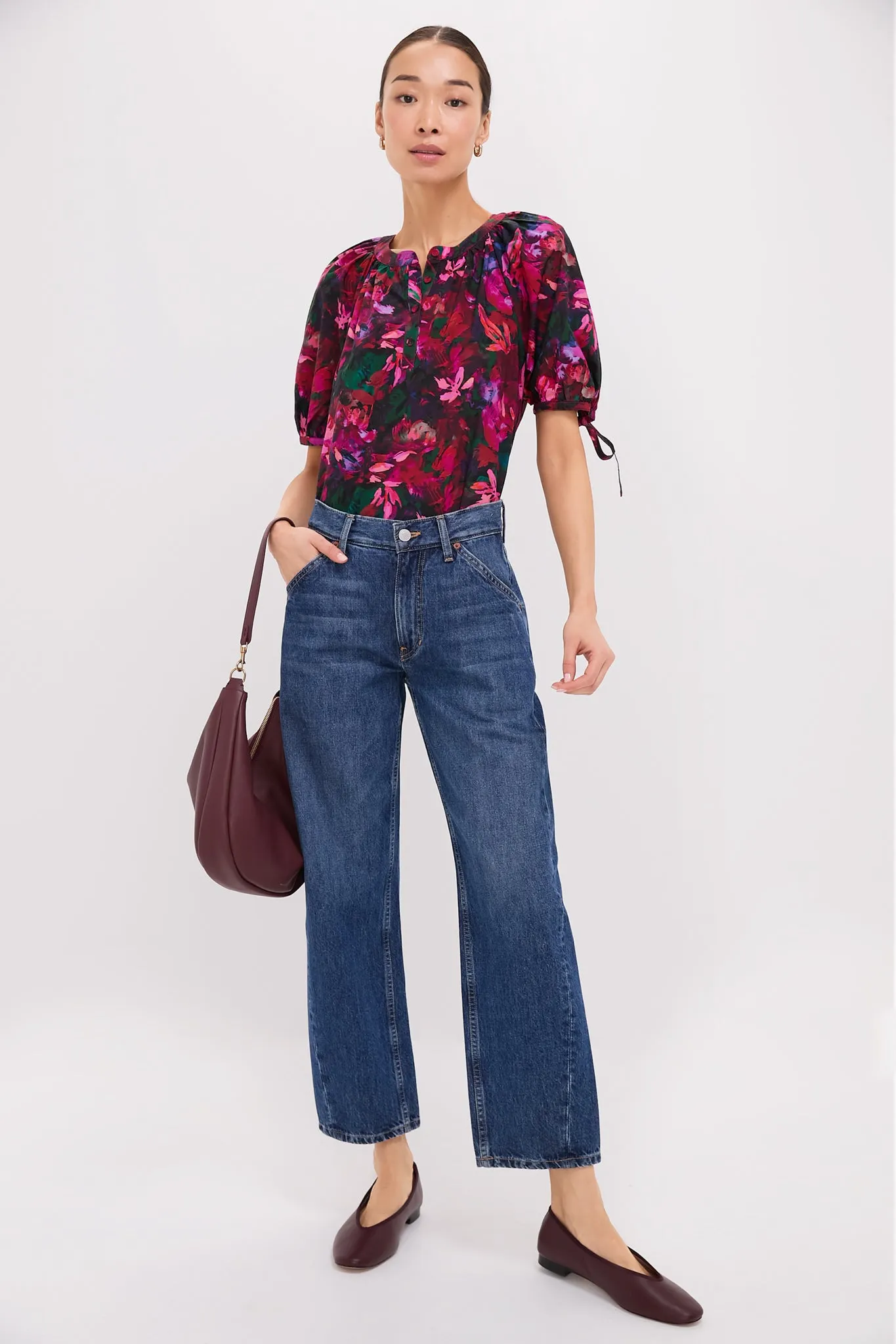 Hibiscus Vienne Blouse sold by Tuckernuck product image thumbnail 2
