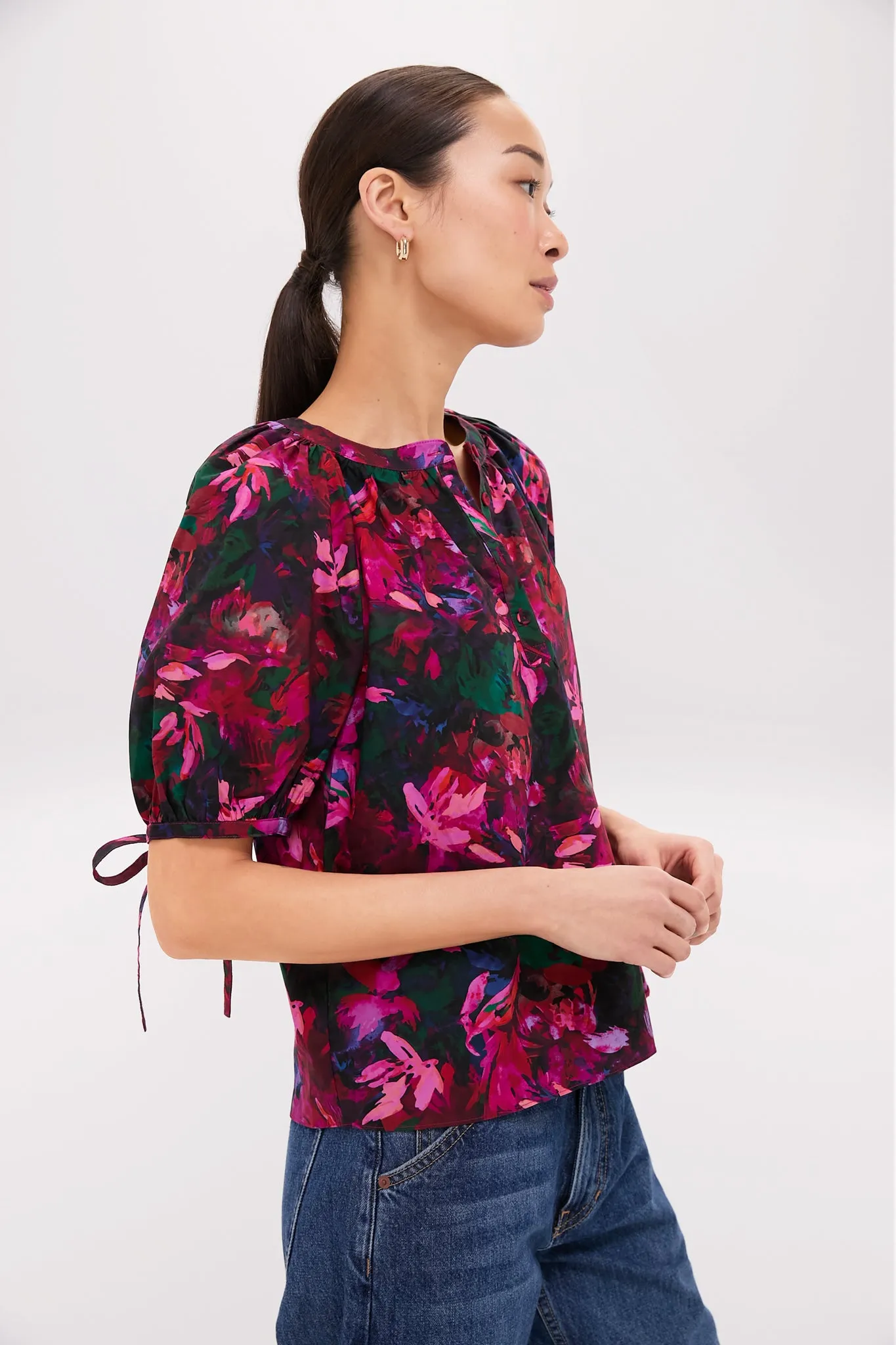 Hibiscus Vienne Blouse sold by Tuckernuck product image thumbnail 3