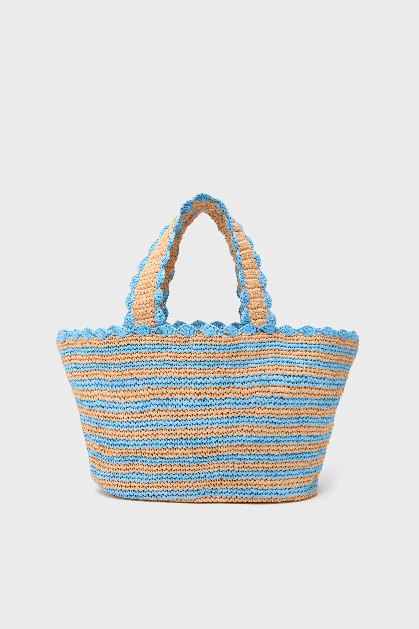 Blue and Natural Odesa Striped Tote sold by Tuckernuck