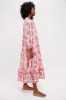 Dusty Rose Nautilus Shell Long Sleeve Salty Paloma Caftan sold by Tuckernuck