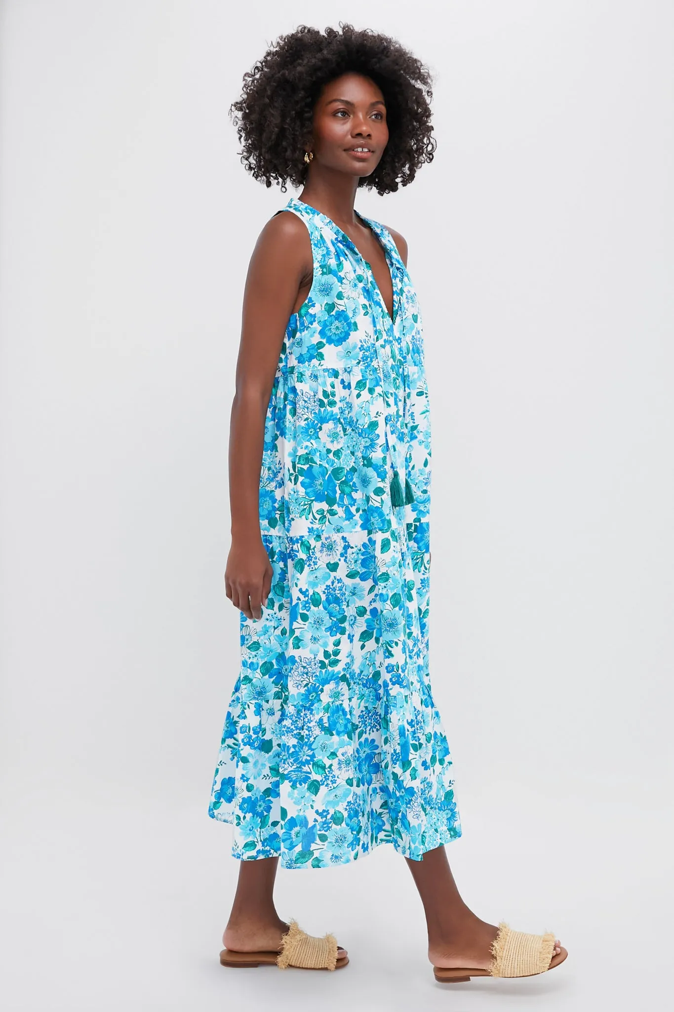 Blooming Garden Salty Paloma Caftan sold by Tuckernuck product image thumbnail 3