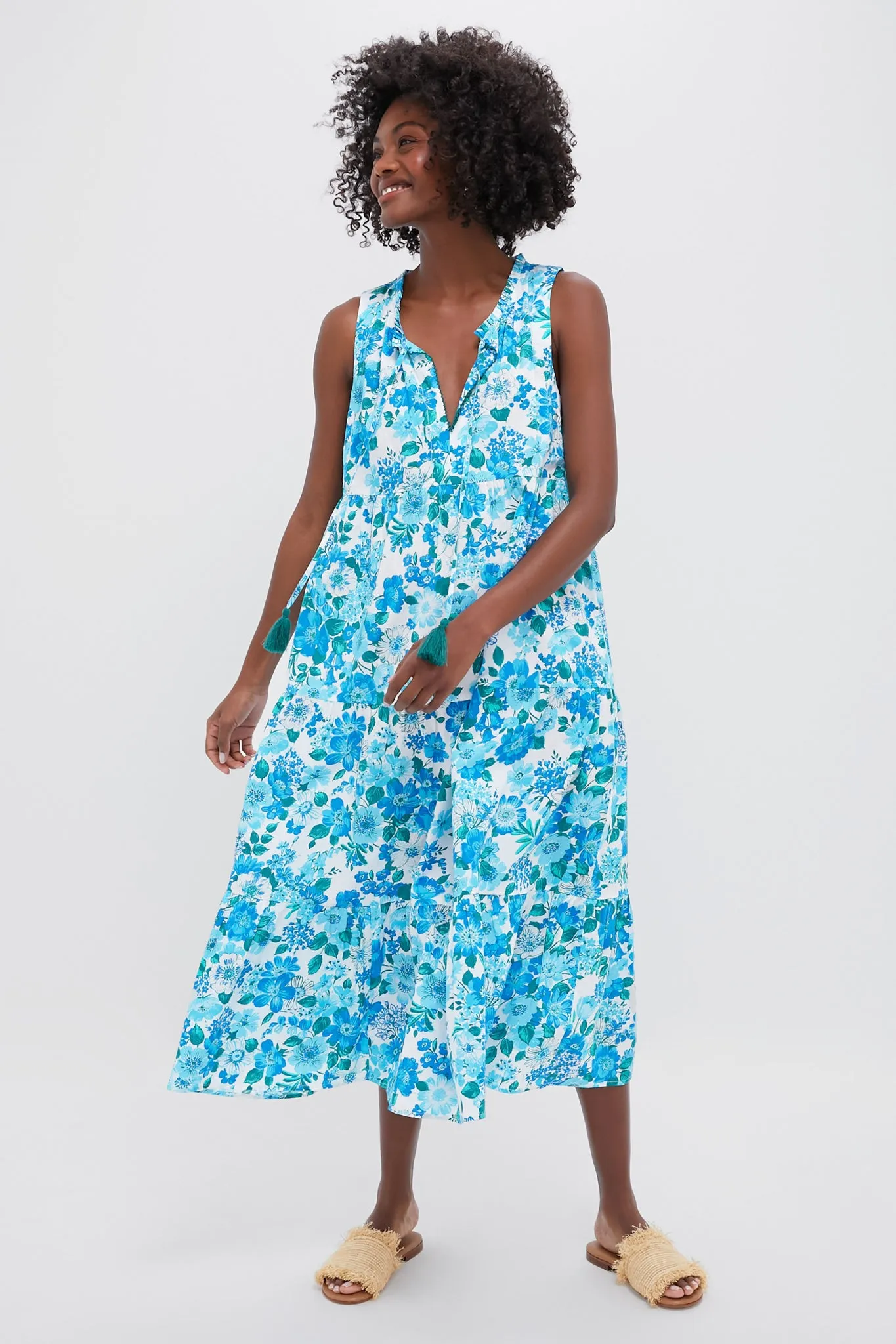 Blooming Garden Salty Paloma Caftan sold by Tuckernuck