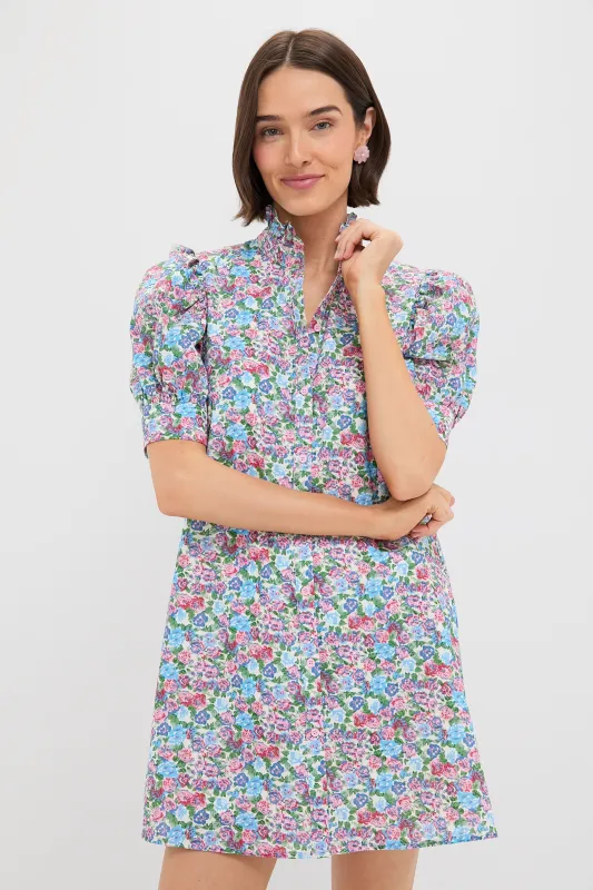 Multi Rose Floral Louisa Mini Dress sold by Tuckernuck