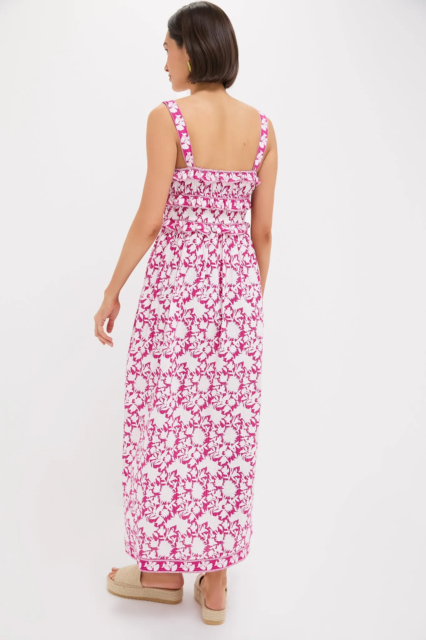 Pink and White Denise Maxi Dress sold by Tuckernuck product image thumbnail 4