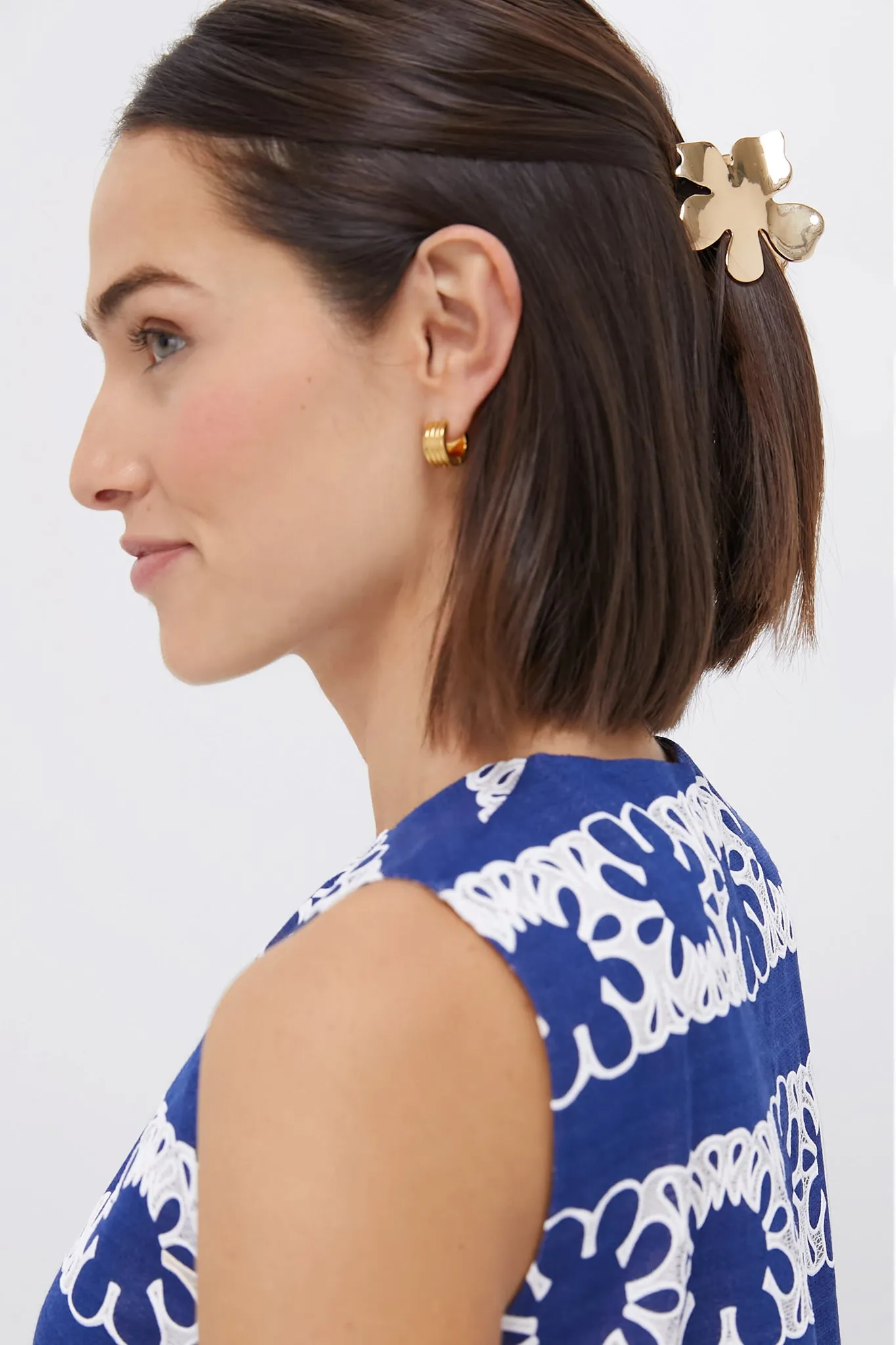 Gold Lily Claw Clip sold by Tuckernuck product image thumbnail 2