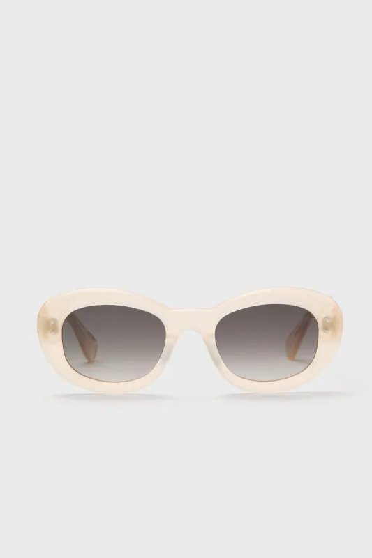 Platinum Blonde Margaret Sunglasses sold by Tuckernuck