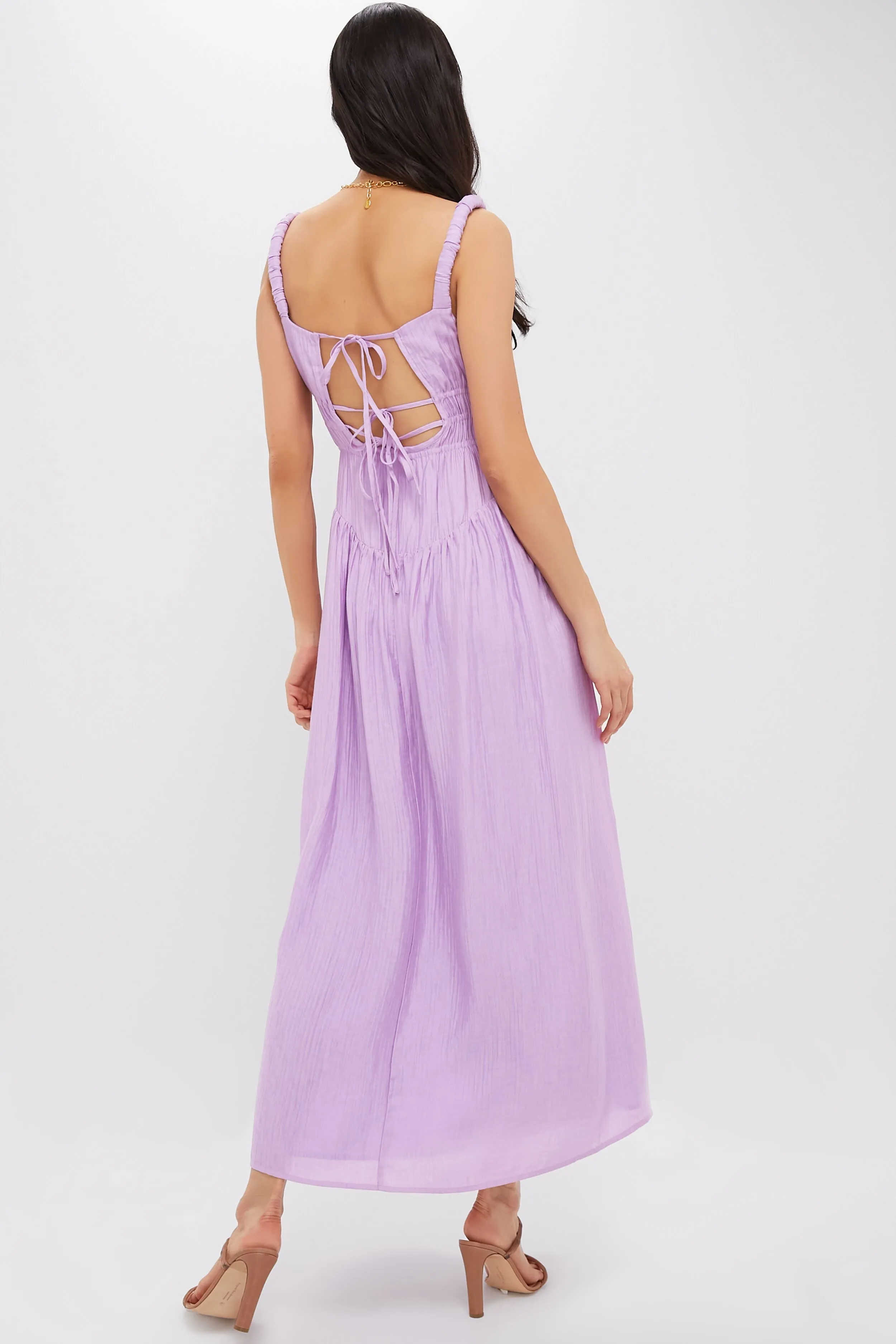 Lilac Lorenzo Midi Dress sold by Tuckernuck product image thumbnail 4