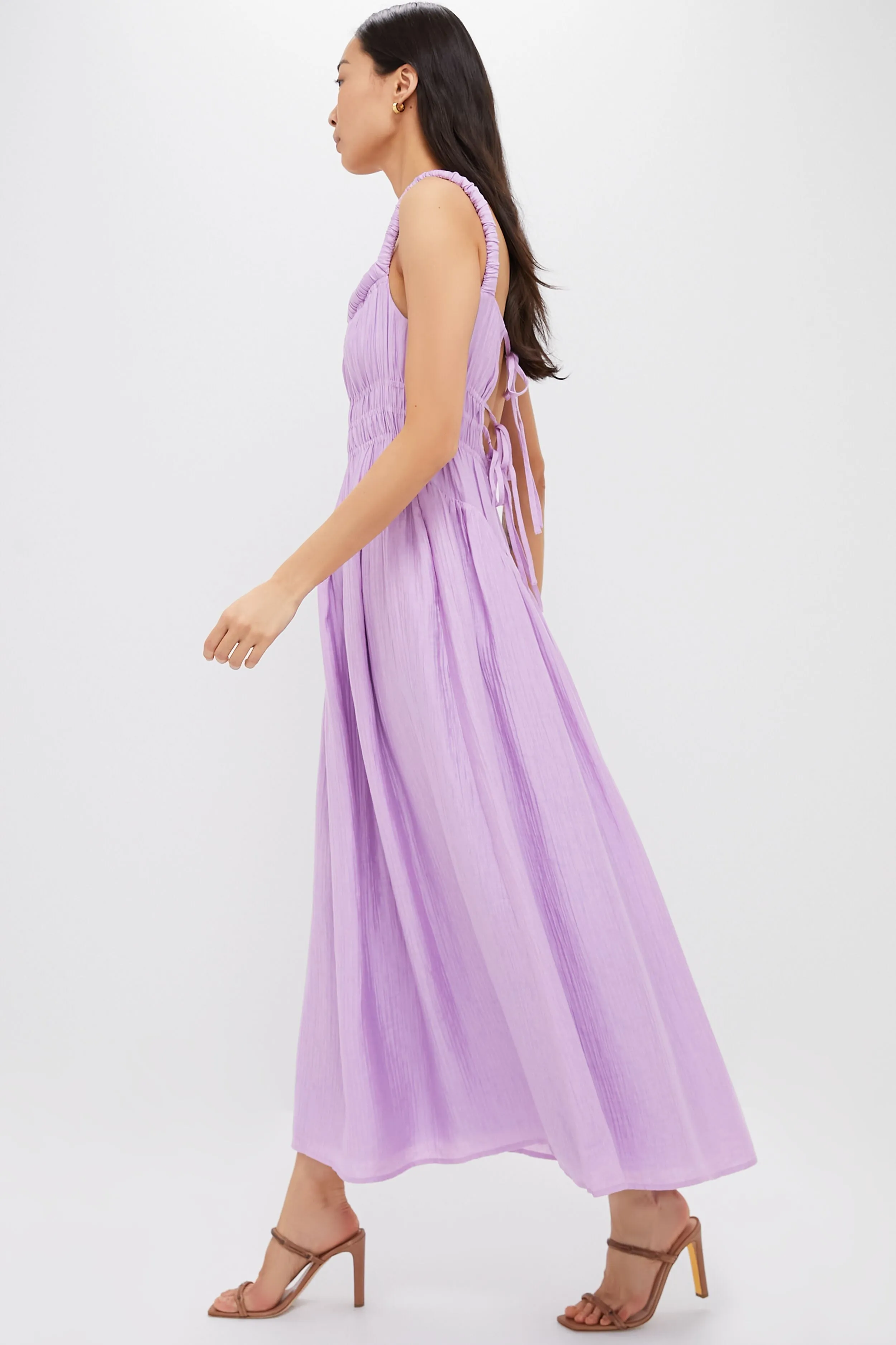 Lilac Lorenzo Midi Dress sold by Tuckernuck product image thumbnail 3