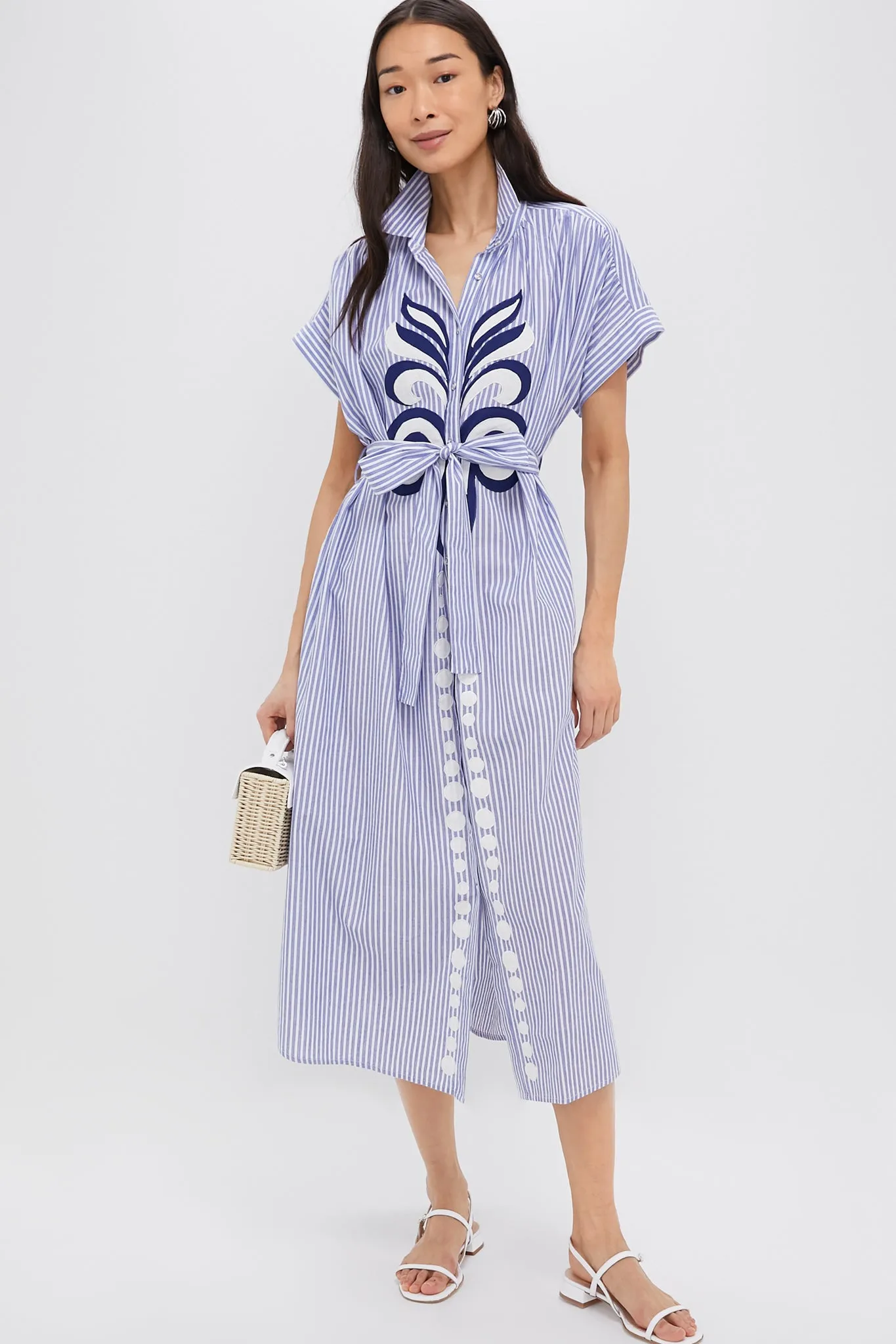 Navy Valerie Kaftan sold by Tuckernuck product image thumbnail 2