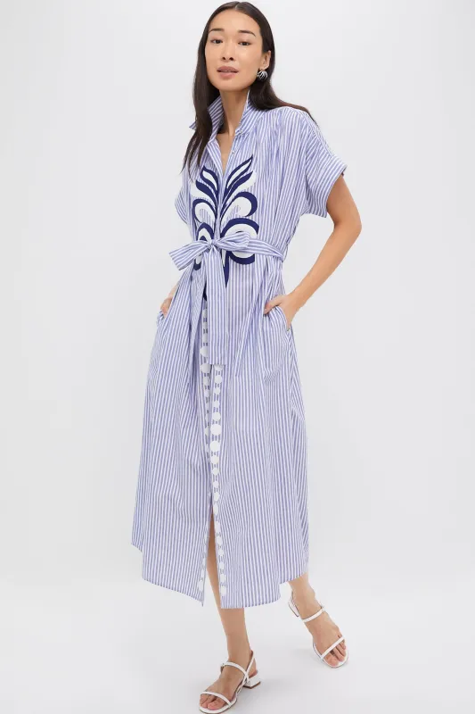 Navy Valerie Kaftan sold by Tuckernuck