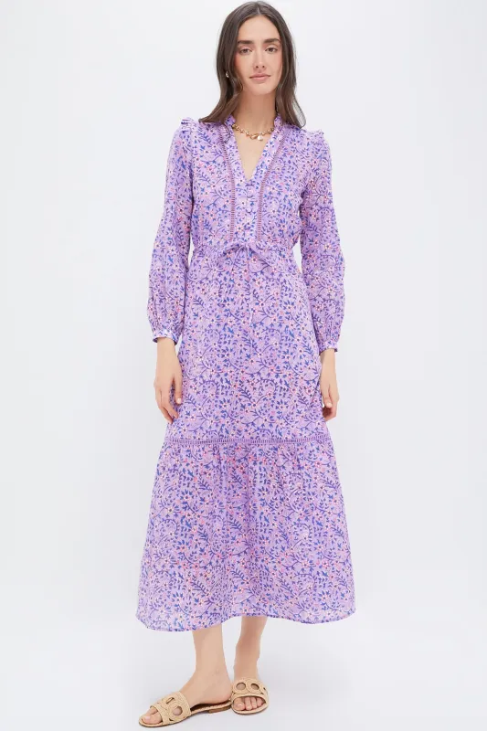 Violet Wildflower Organic Frances 4 V Dress sold by Tuckernuck