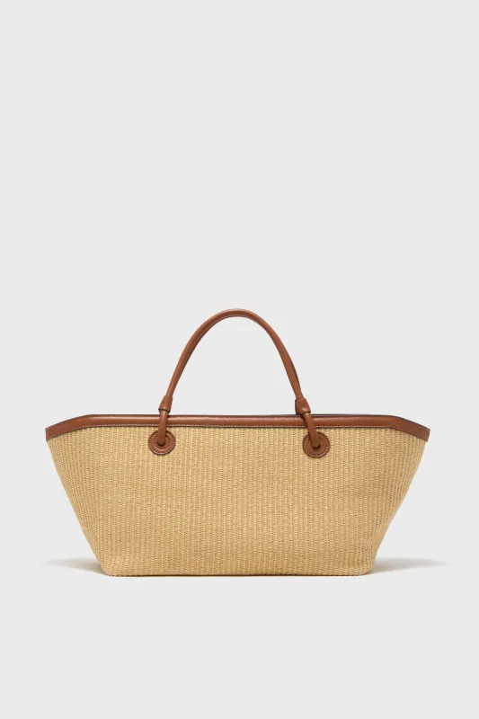 Raffia Brett Tote sold by Tuckernuck