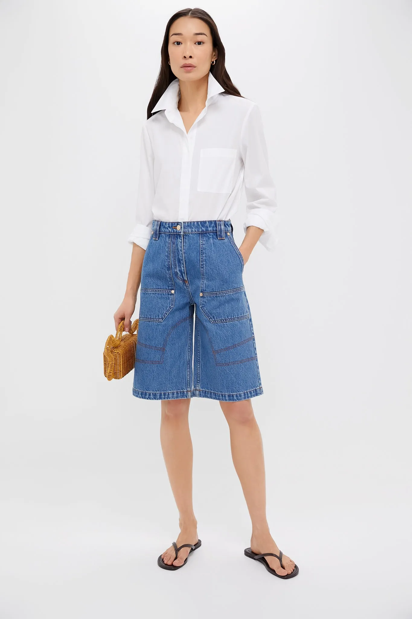 Medium Stone Wash Tanaka Short sold by Tuckernuck product image thumbnail 2