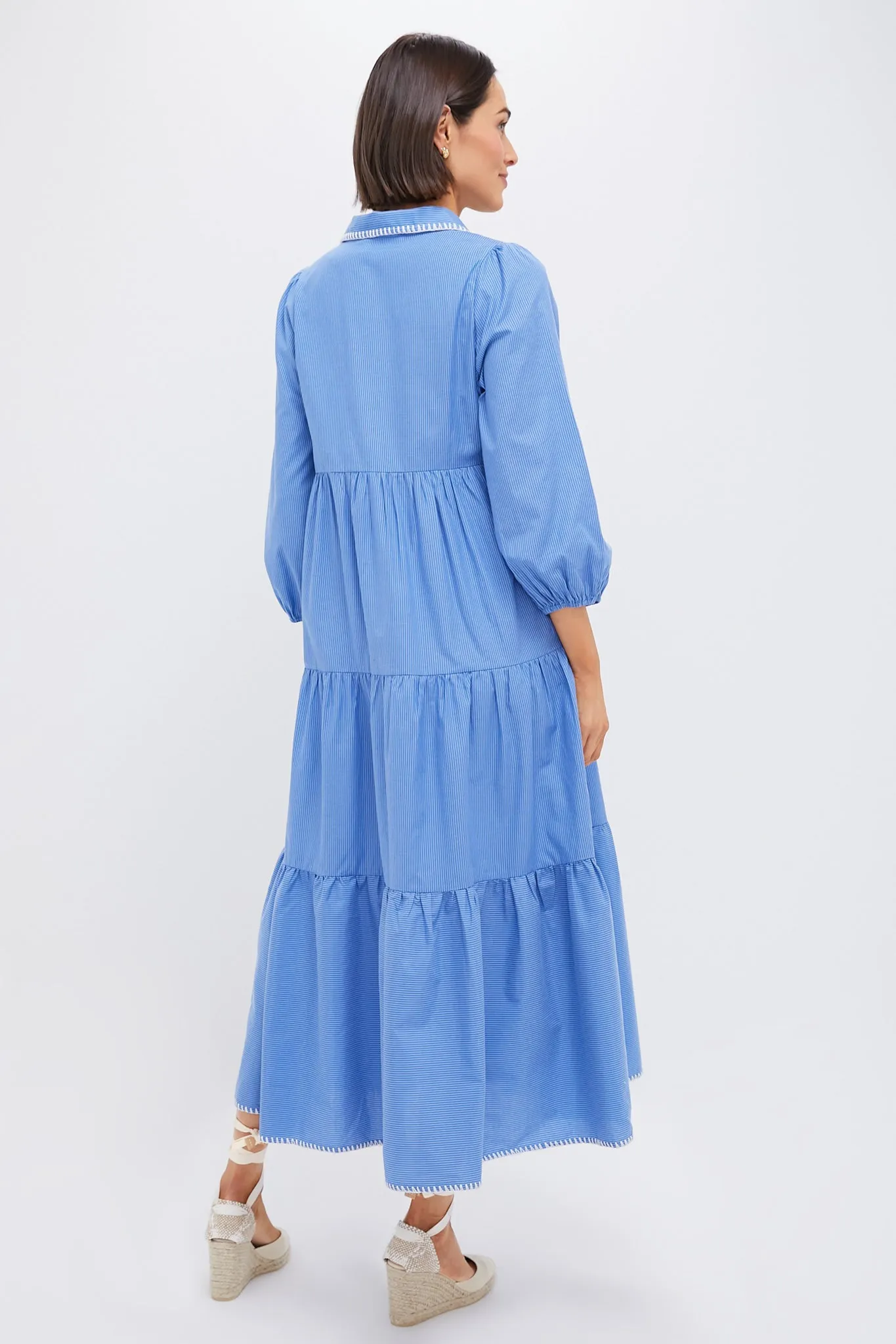 Whipstitch Blue Stripe Mabel Maxi Dress sold by Tuckernuck product image thumbnail 4